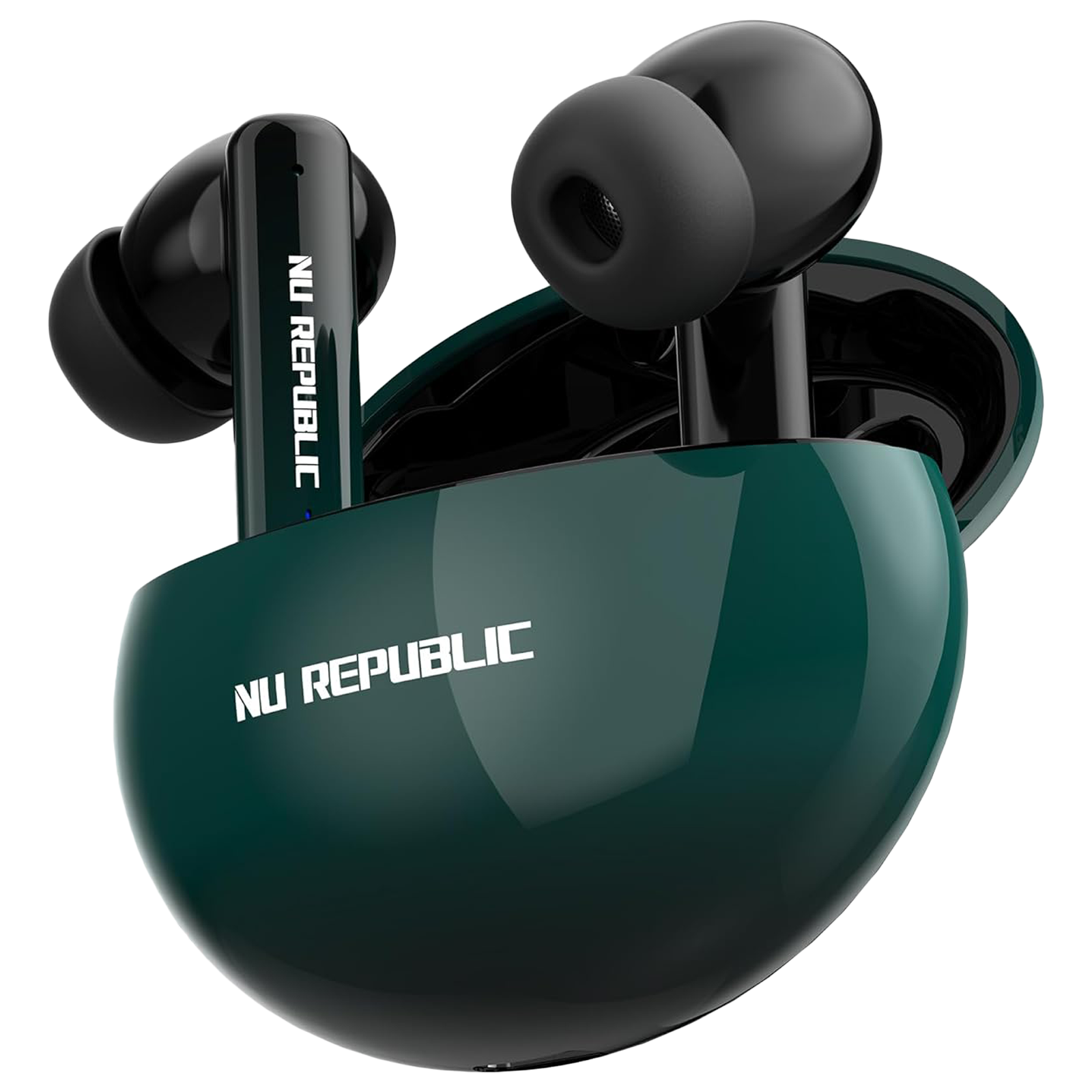 

NU Republic Epic TWS Earbuds with Active Noise Cancellation (IPX5 Water Resistant, Fast Charge, Green)