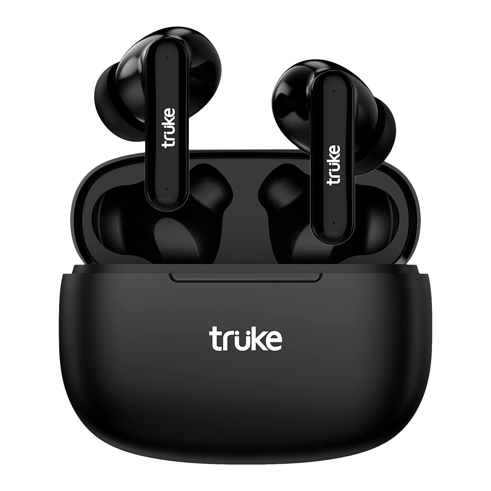 truke Air Buds Lite E1 TWS Earbuds with Enviornomental Noise Cancellation (IPX4 Waterproof, 48 Hours Playback, Black)