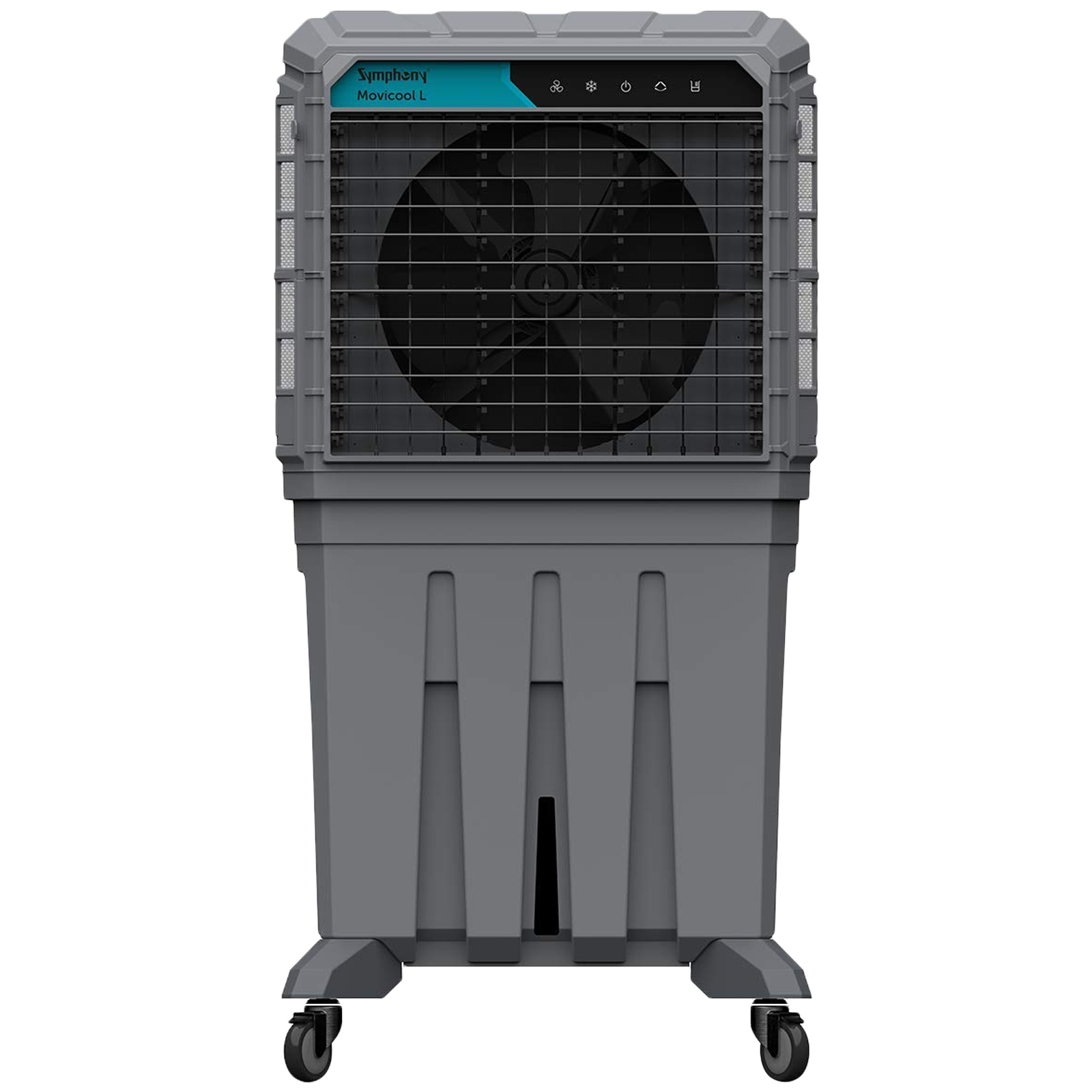 Symphony Movicool L 200i 200 Litres Commercial Air Cooler with Multi-Function Remote (Digital Touchscreen, Grey)