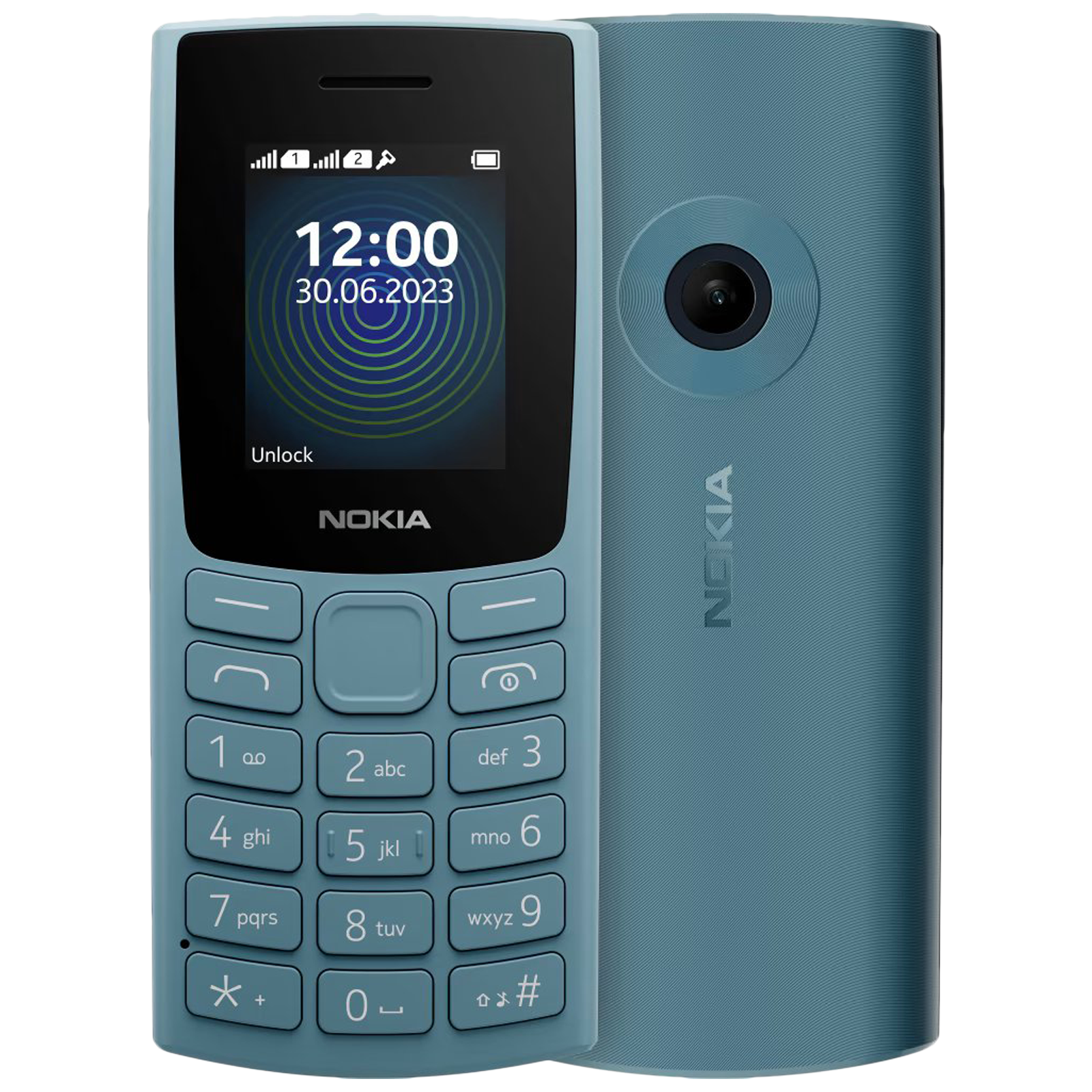 Buy NOKIA 110 2023 (32MB, Single SIM, Rear Camera, Cloudy Blue) Online -  Croma