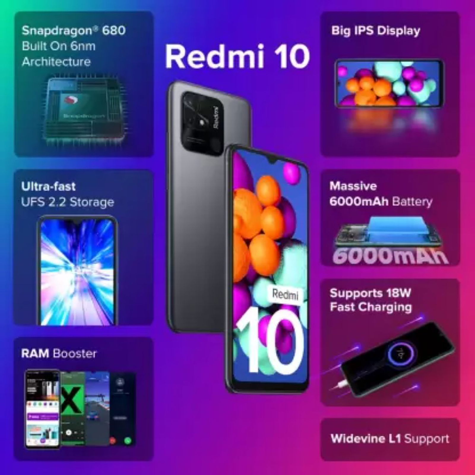 Buy Redmi Note 10S (8GB RAM, 128GB, Cosmic Purple) Online - Croma
