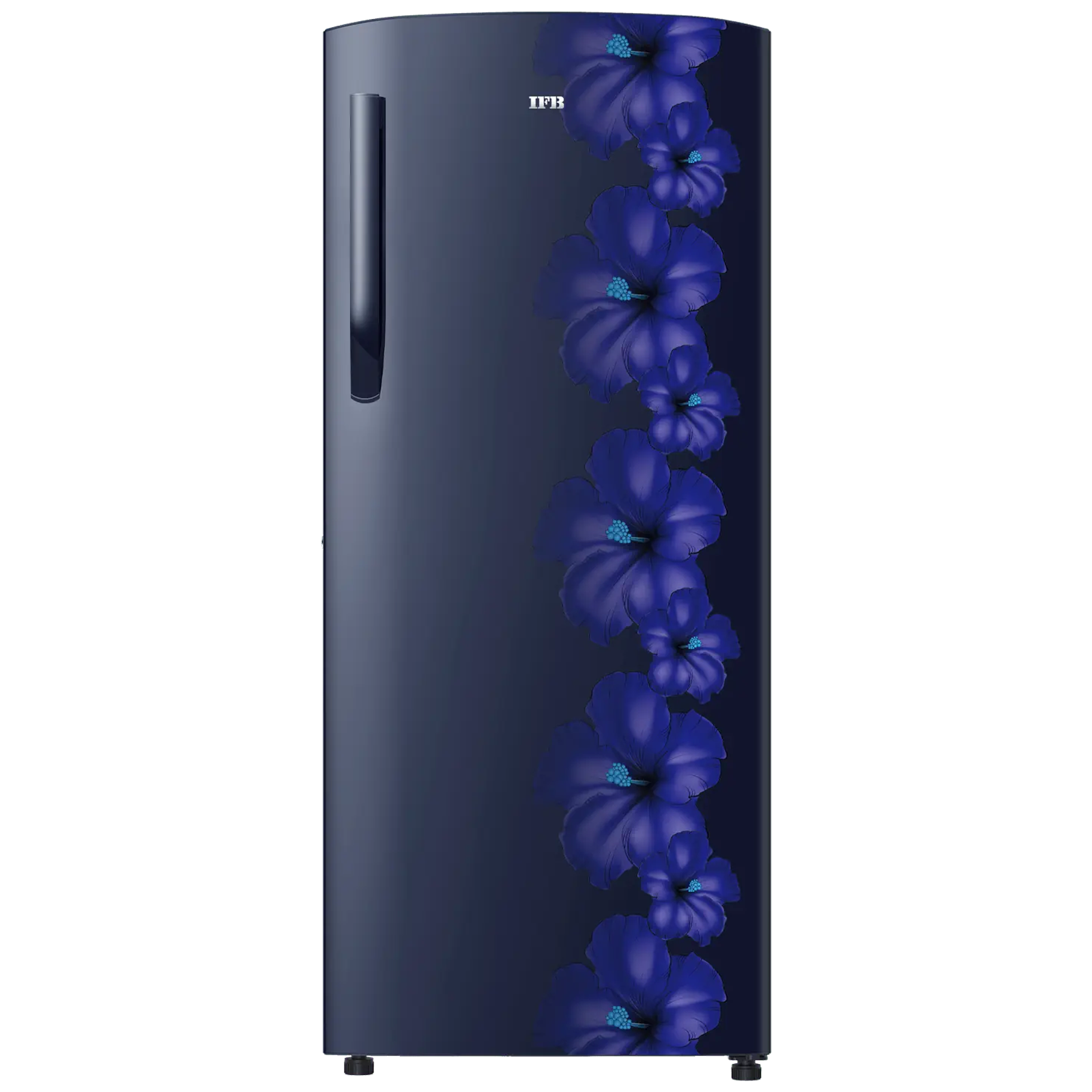 IFB Metal Cool 222 Litres 3 Star Direct Cool Single Door Refrigerator with Antibacterial Gasket (IFBDC2483FBH, Blue Flower)