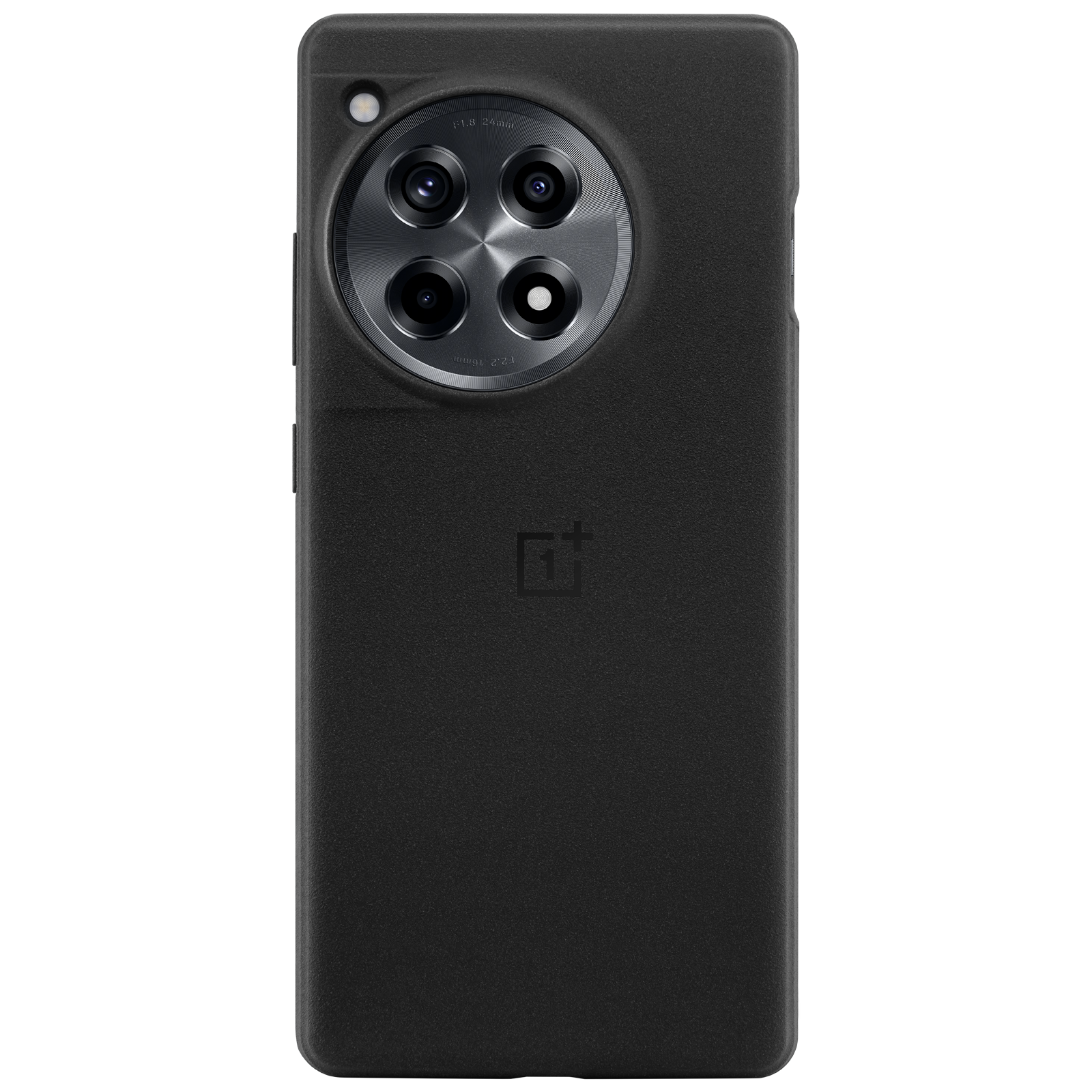 OnePlus OPC15 PC and TPU Back Cover for OnePlus 12R (Anti Fingerprint, Black)