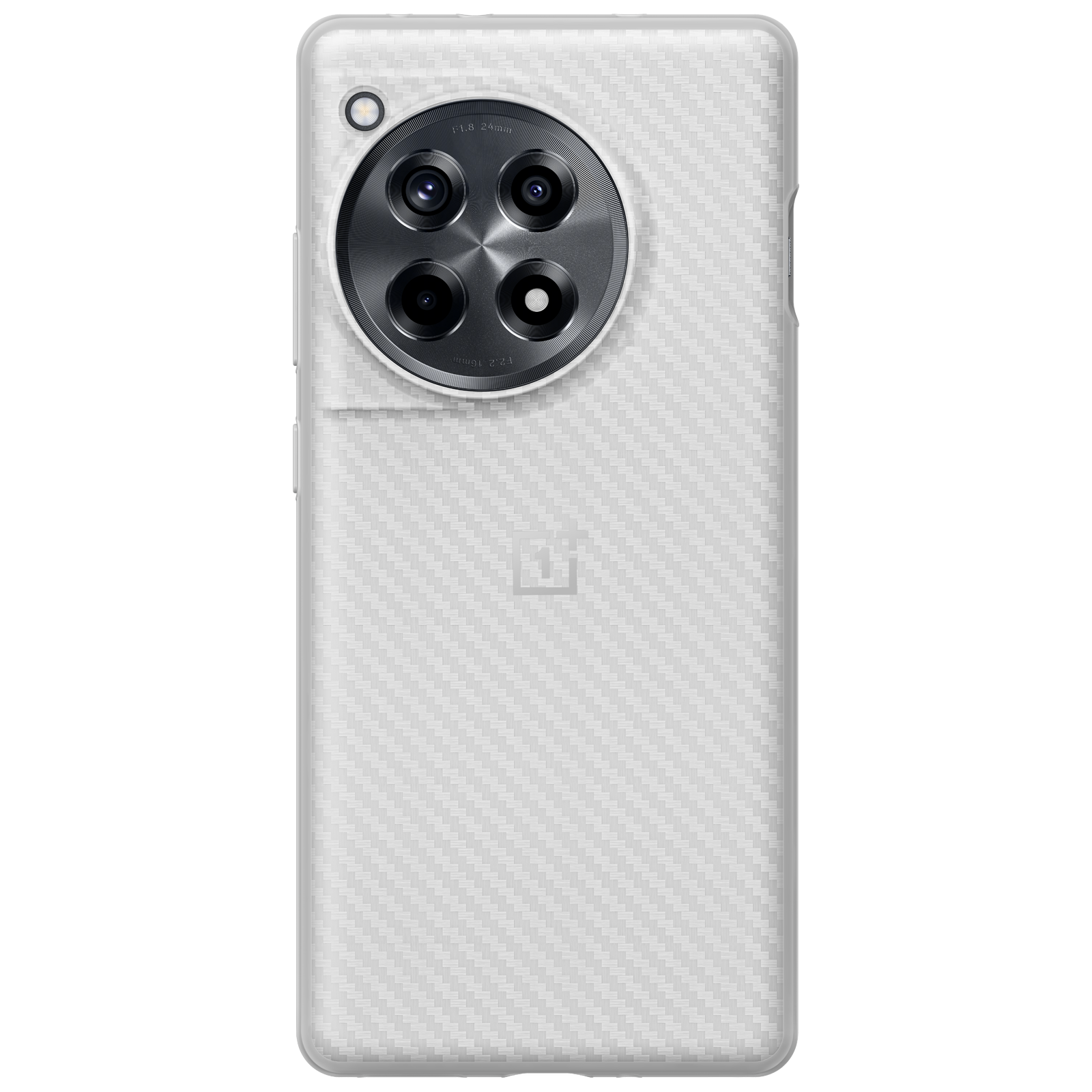 

OnePlus OPC20 PC and TPU Back Cover for OnePlus 12R (Anti Wear, Silver)