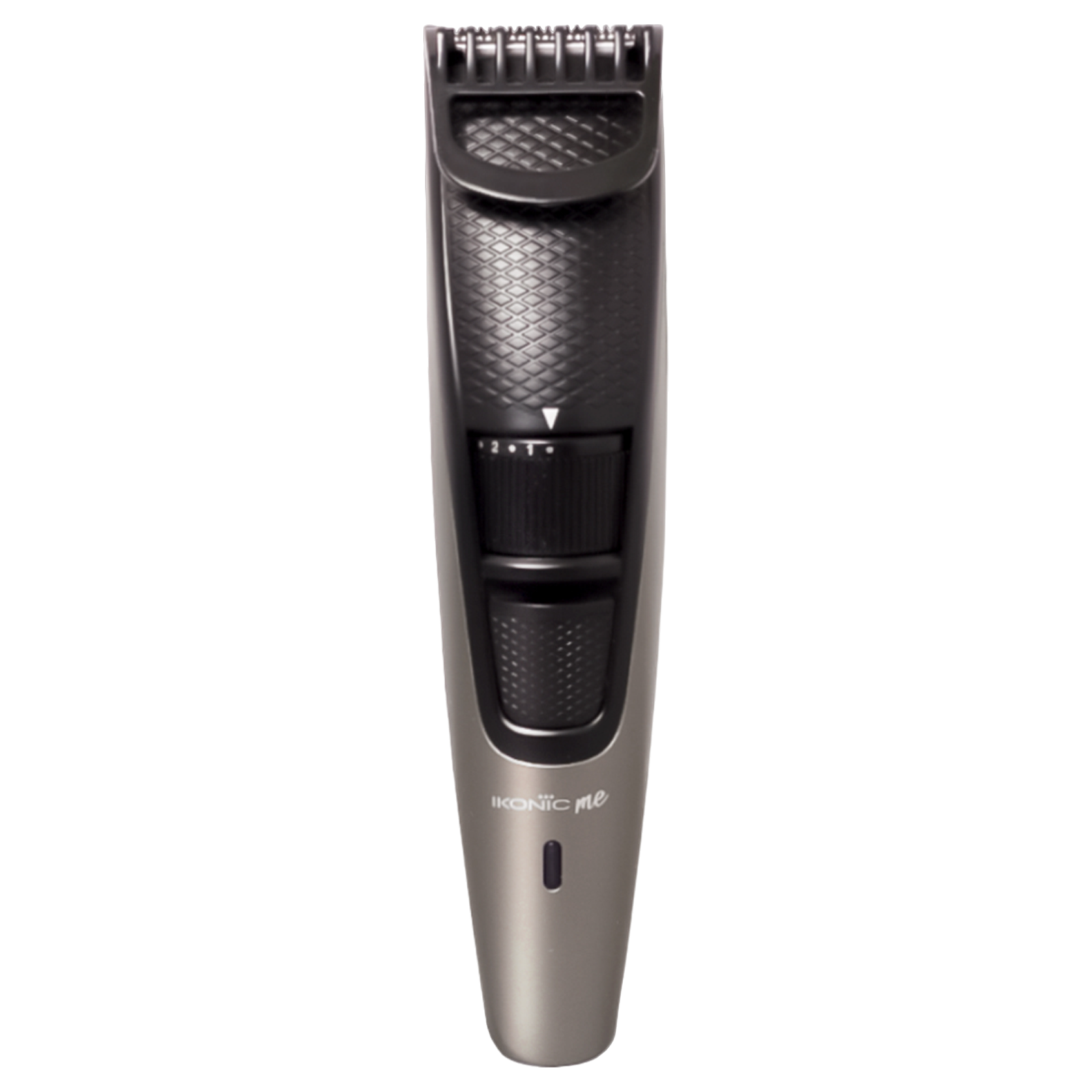 Ikonic Rechargeable Cordless Dry Trimmer for Hair with 10 Length Settings for Men (50mins Runtime, Low Noise, Grey)