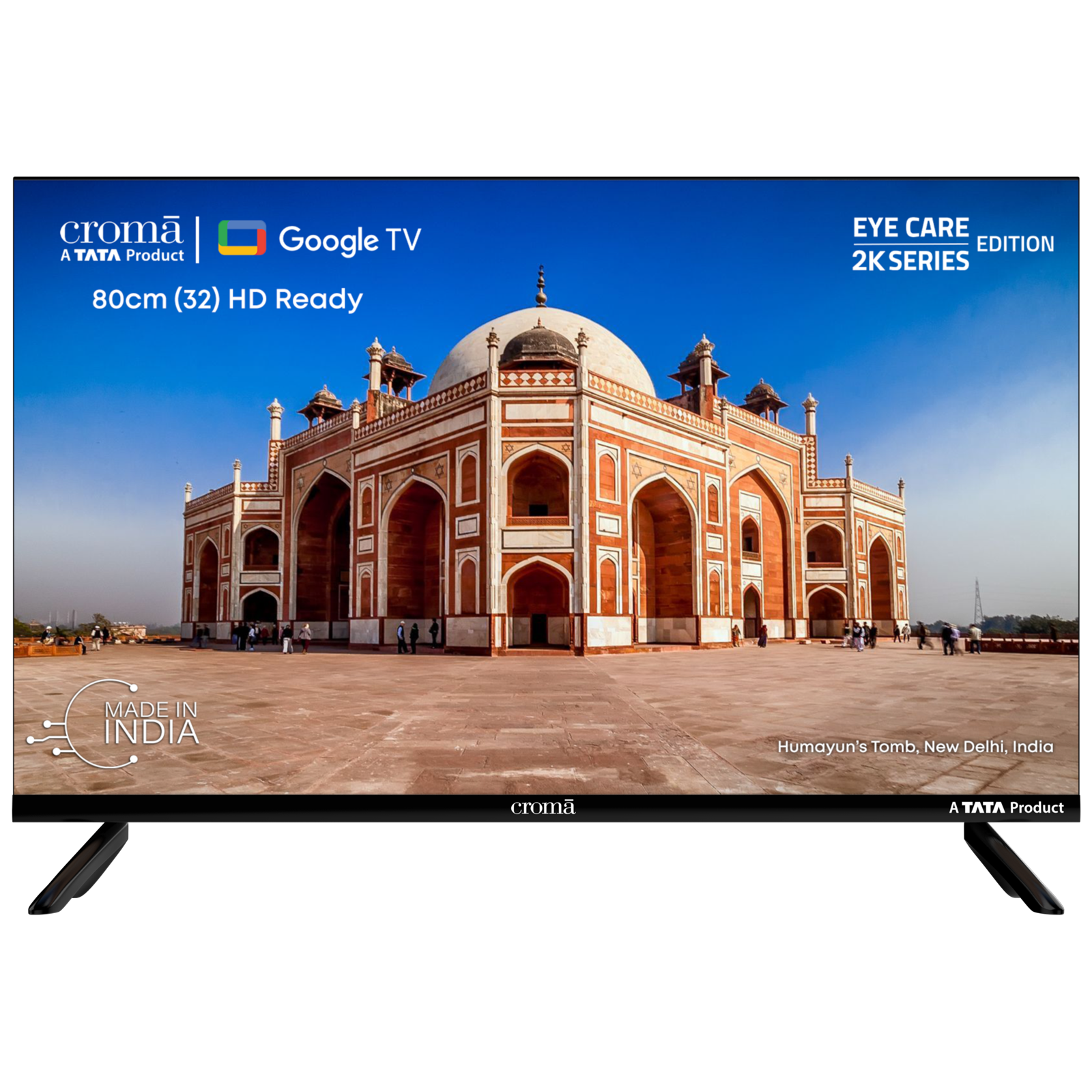 Croma 80 cm (32 inch) HD Ready LED Smart Google TV with A Plus Grade Panel (2023 model)