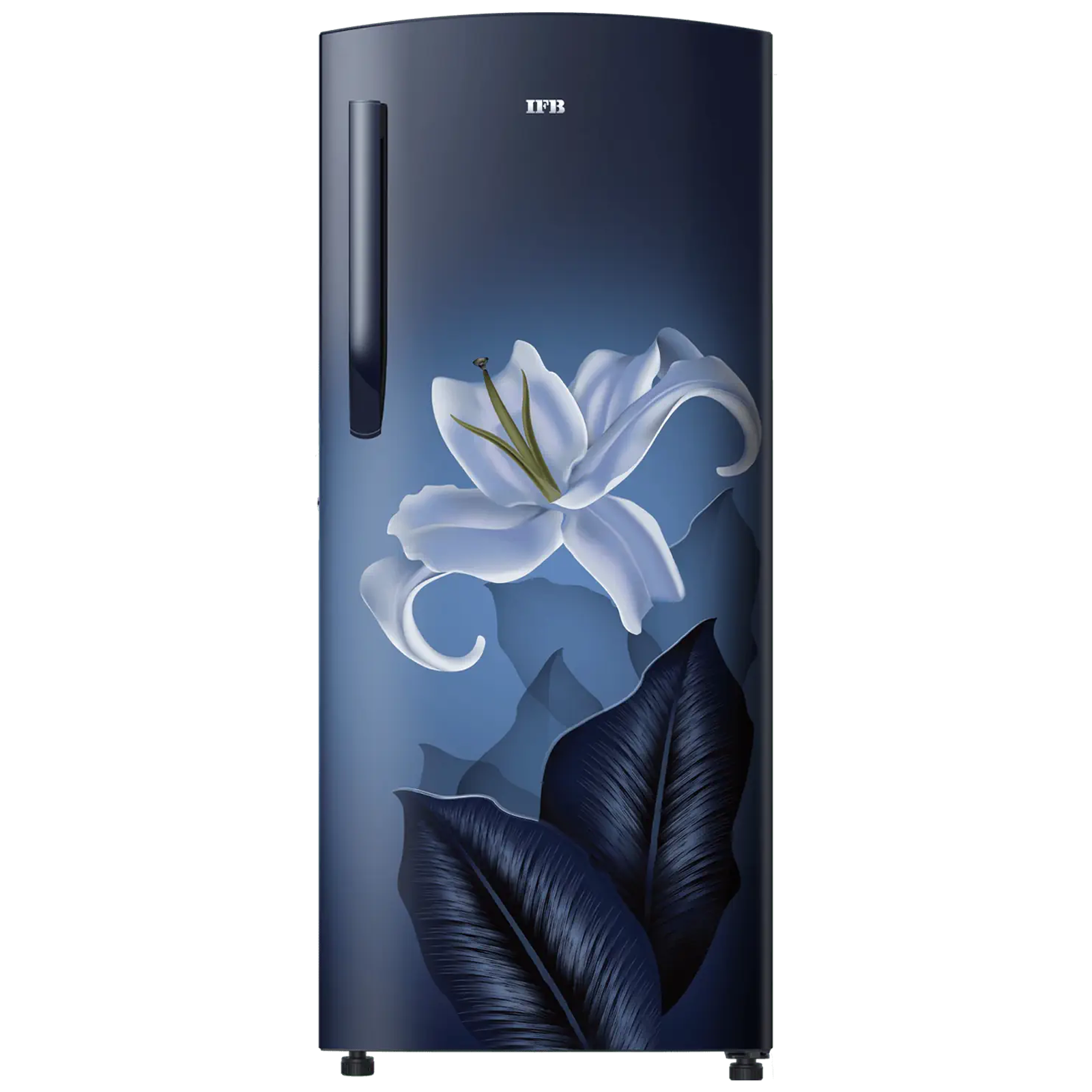 IFB Metal Cool 203 Litres 3 Star Direct Cool Single Door Refrigerator with Antibacterial Gasket (IFBDC2233FBB, Blue Flower)