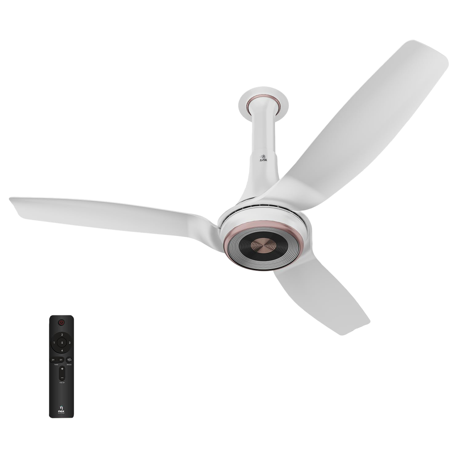 

Nex Dryft A95 120cm Sweep 3 Blade Ceiling Fan (Peak Torq BLDC Motor, 320006, Classic White)