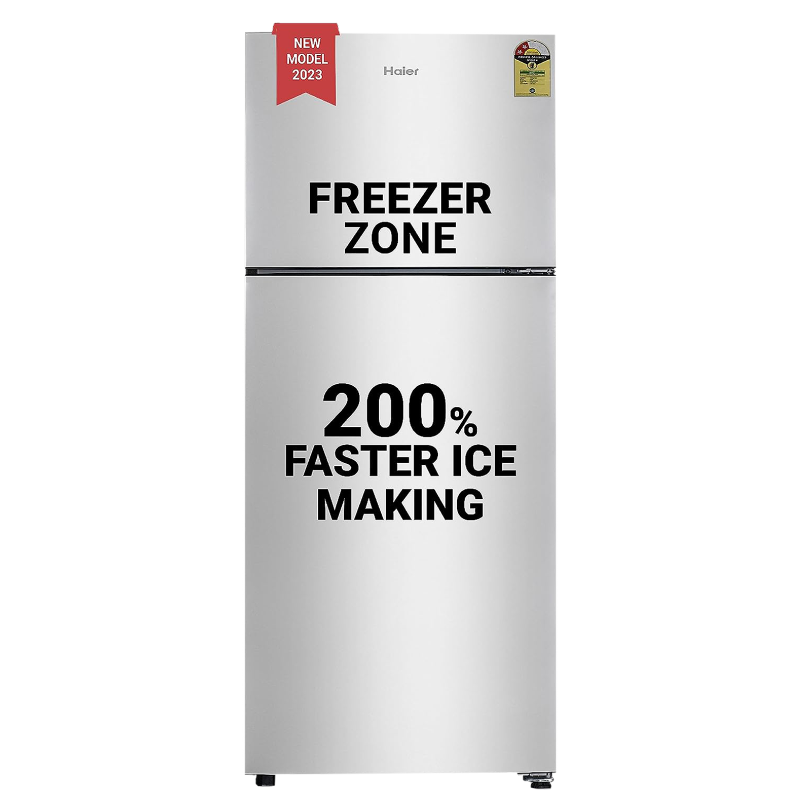 

Haier 240 Litres 2 Star Frost Free Double Door Refrigerator with Anti-bacterial Gasket (HEF-252EGS-P, Moon Silver)