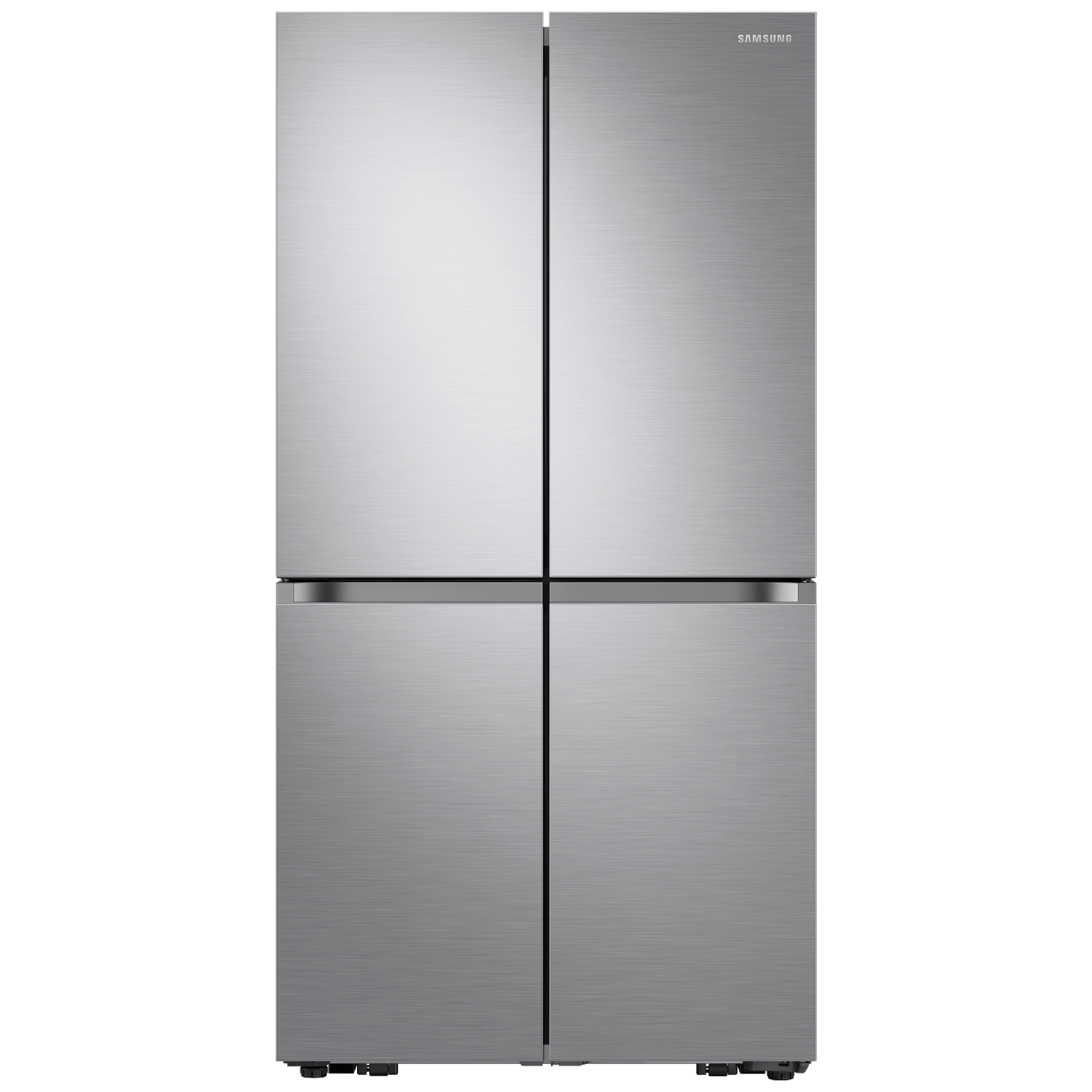 

SAMSUNG 705 Litres Frost Free French Door Smart Wi-Fi Enabled Refrigerator with Dual Flex Zone (RF70A90T0SL/TL, Real Stainless), Ez clean steel