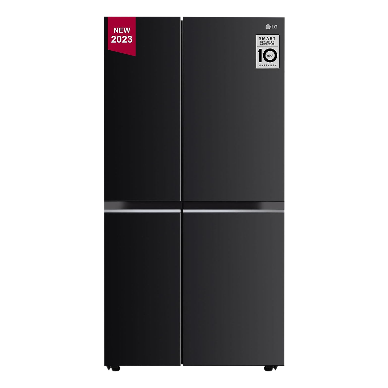 Buy LG 655 Litres Side by Side Refrigerator with Smart Diagnosis  (GL-B257EESX, Ebony Sheen) Online - Croma