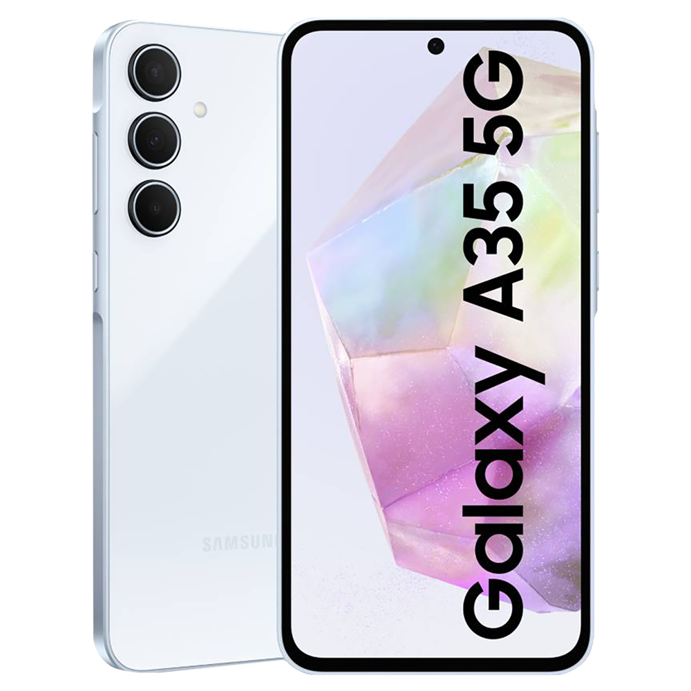 SAMSUNG Galaxy A35 5G (8GB RAM, 128GB, Awesome Iceblue)