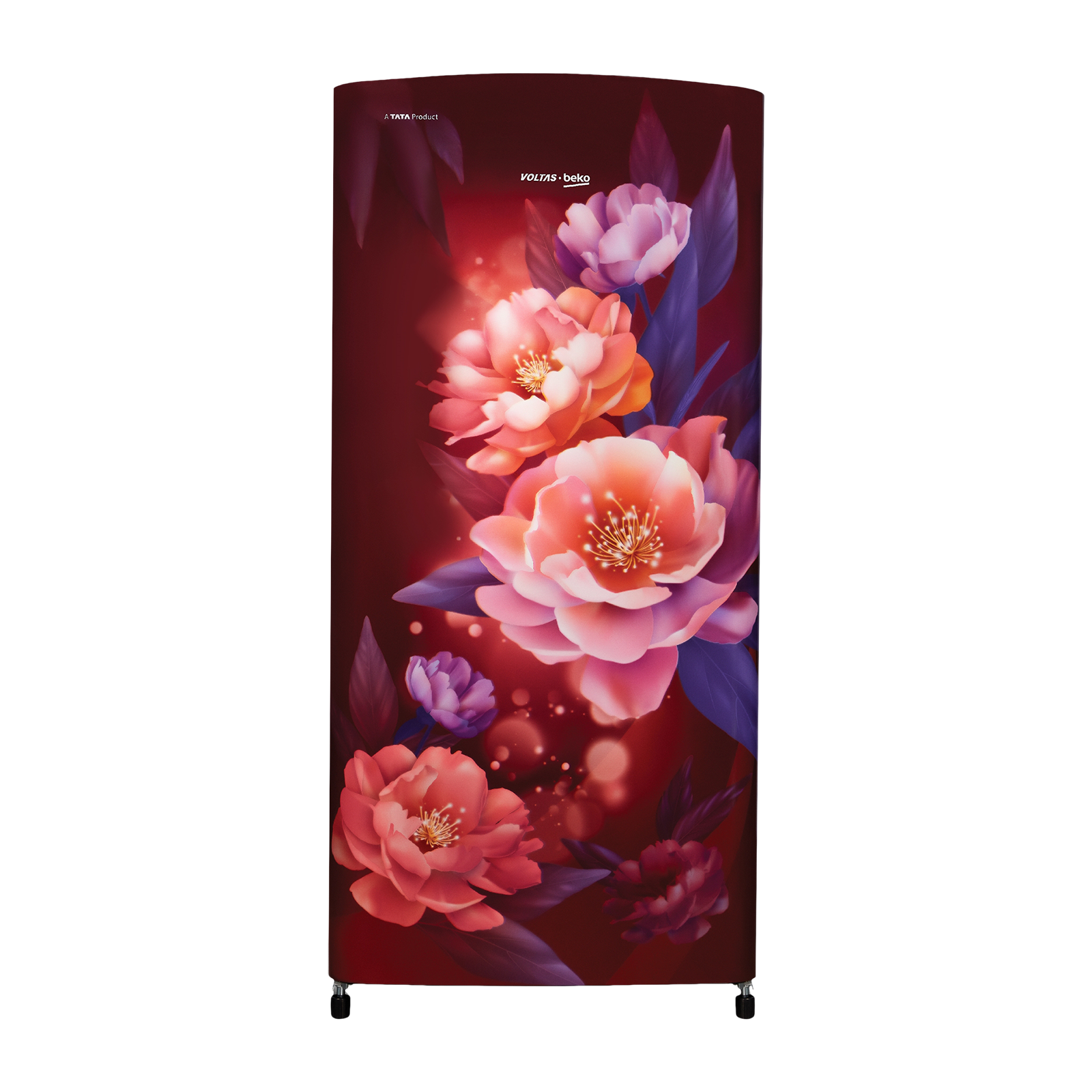

VOLTAS beko 173 Litres 2 Star Direct Cool Single Door Refrigerator with Stabilizer Free Operation (RDC205D / S0PWR0M0, Peony Wine)
