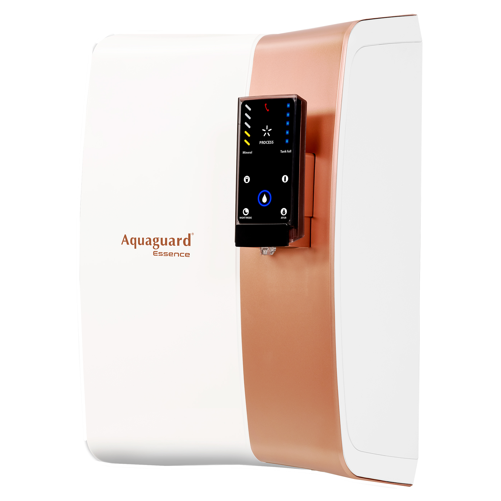Aquaguard Essence 6L RO + UV Electrical Water Purifier wih Mineral Content Sensor (White and Gold)