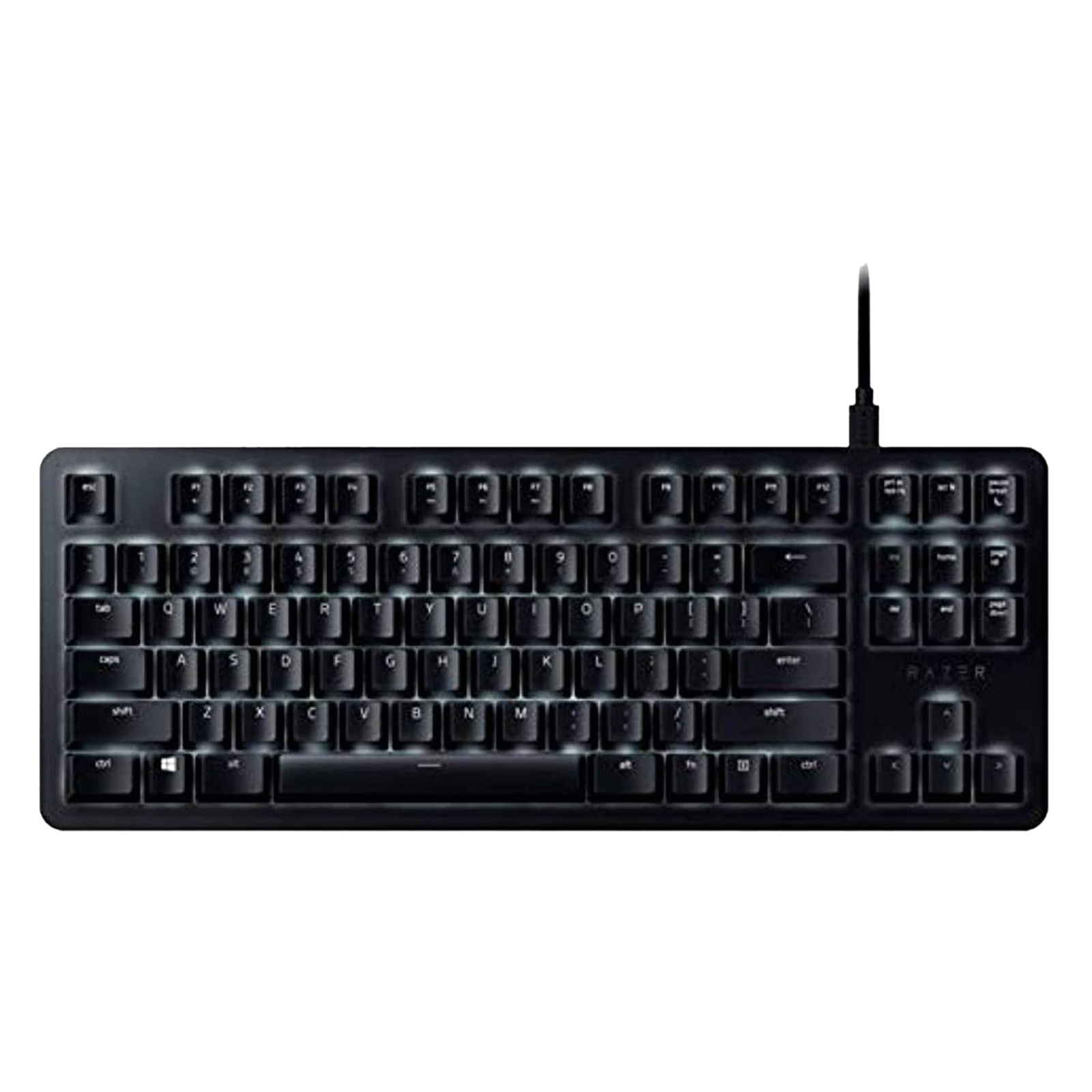 RAZER BlackWidow Lite Wired Gaming Keyboard (Orange Mechanical Switch, RZ03-02640200-R3U1, Black)