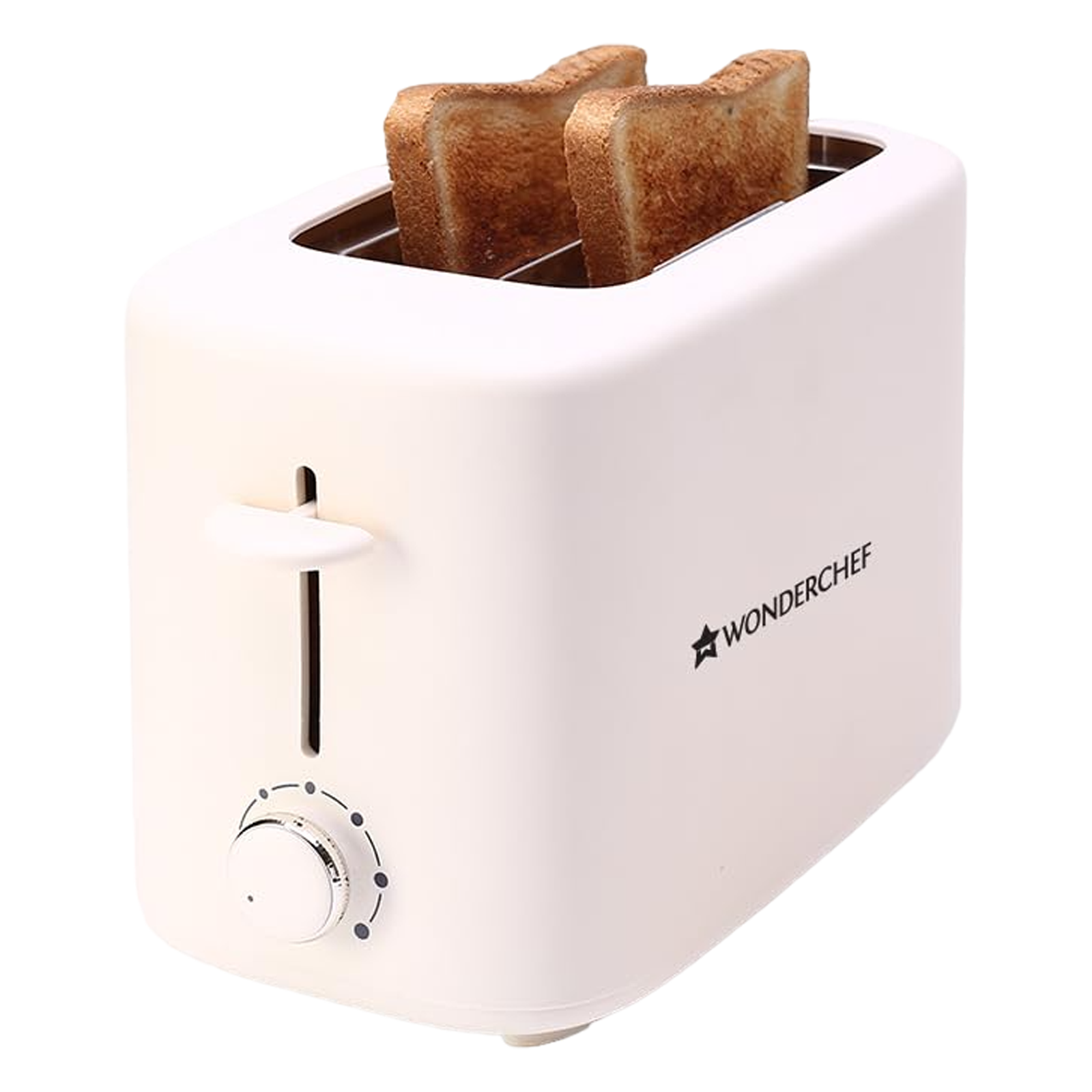 

WONDERCHEF Bellagio 800W 2 Slice Pop-Up Toaster with 6 Level Browning Controls (White)