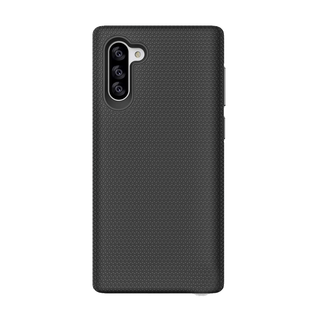 stuffcool Spike Hard Polycarbonate Back Cover for Samsung Galaxy Note 10 (Camera Protection, Black)