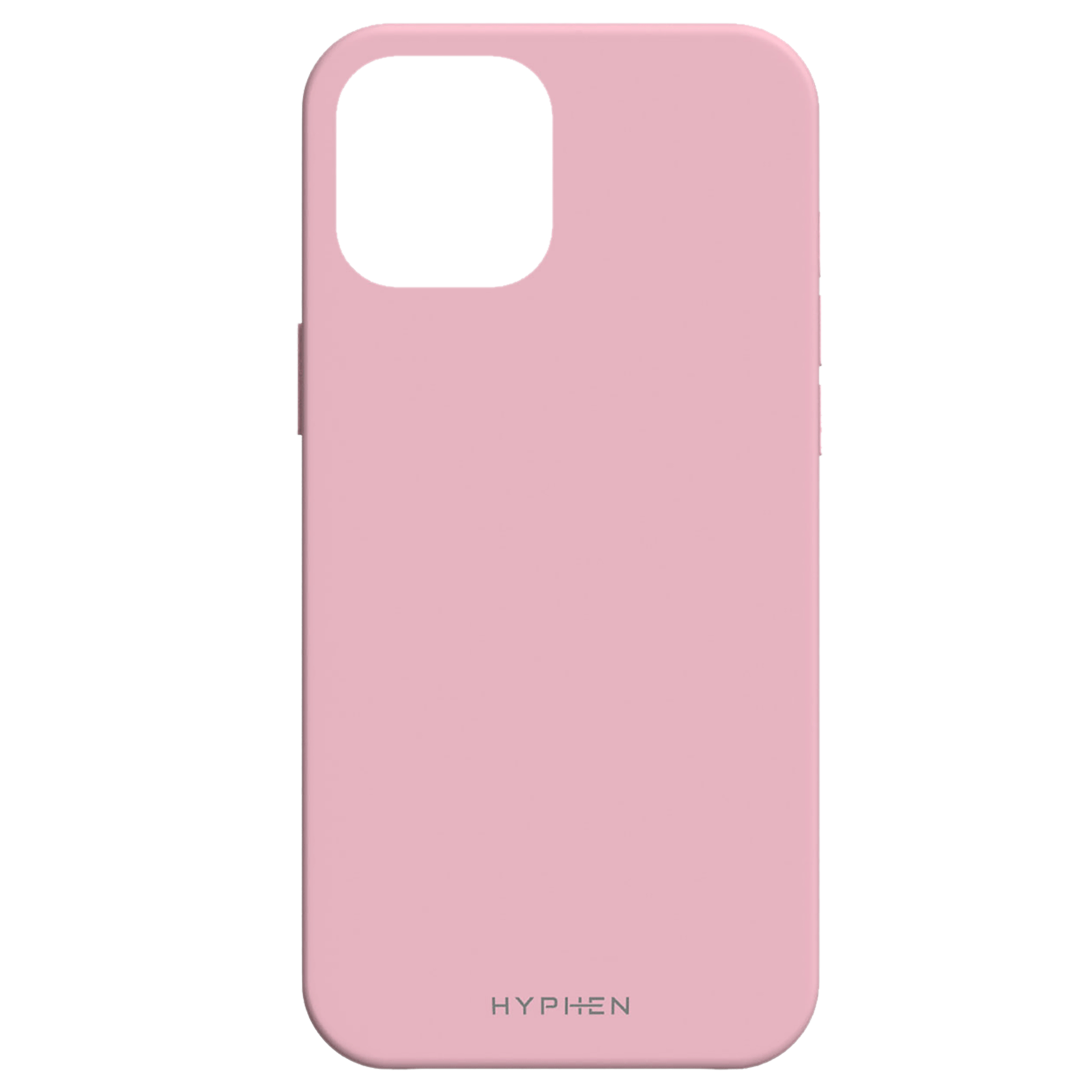 HYPHEN Tint Silicone Back Cover for Apple iPhone 12 Pro Max (Compact and Flexible, Pink)
