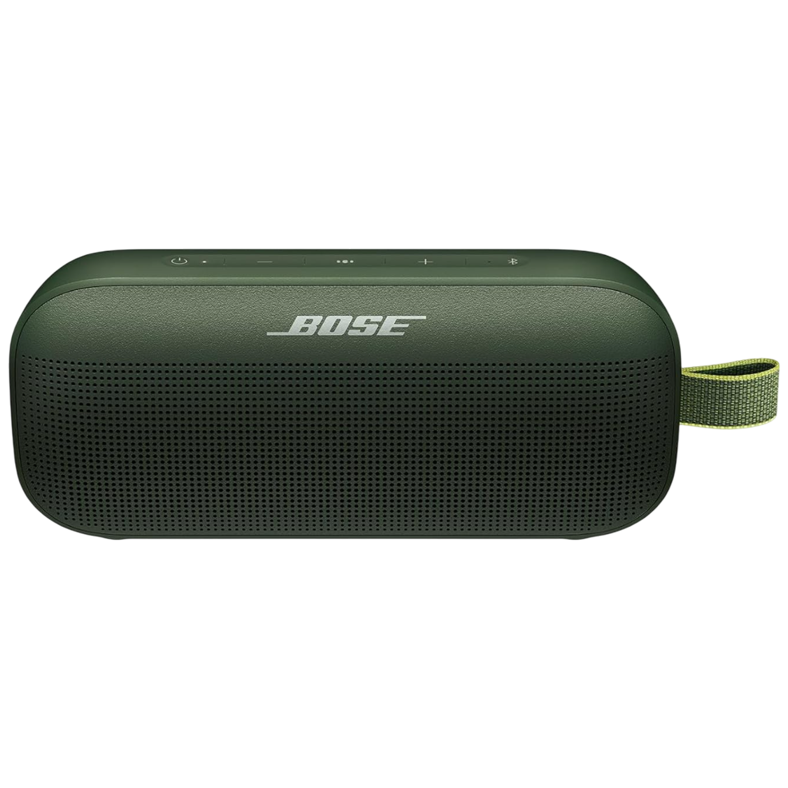 BOSE SoundLink Flex Portable Bluetooth Speaker (IP67 Water Resistant, Rich Sound, Stereo Channel, Cypress Green)