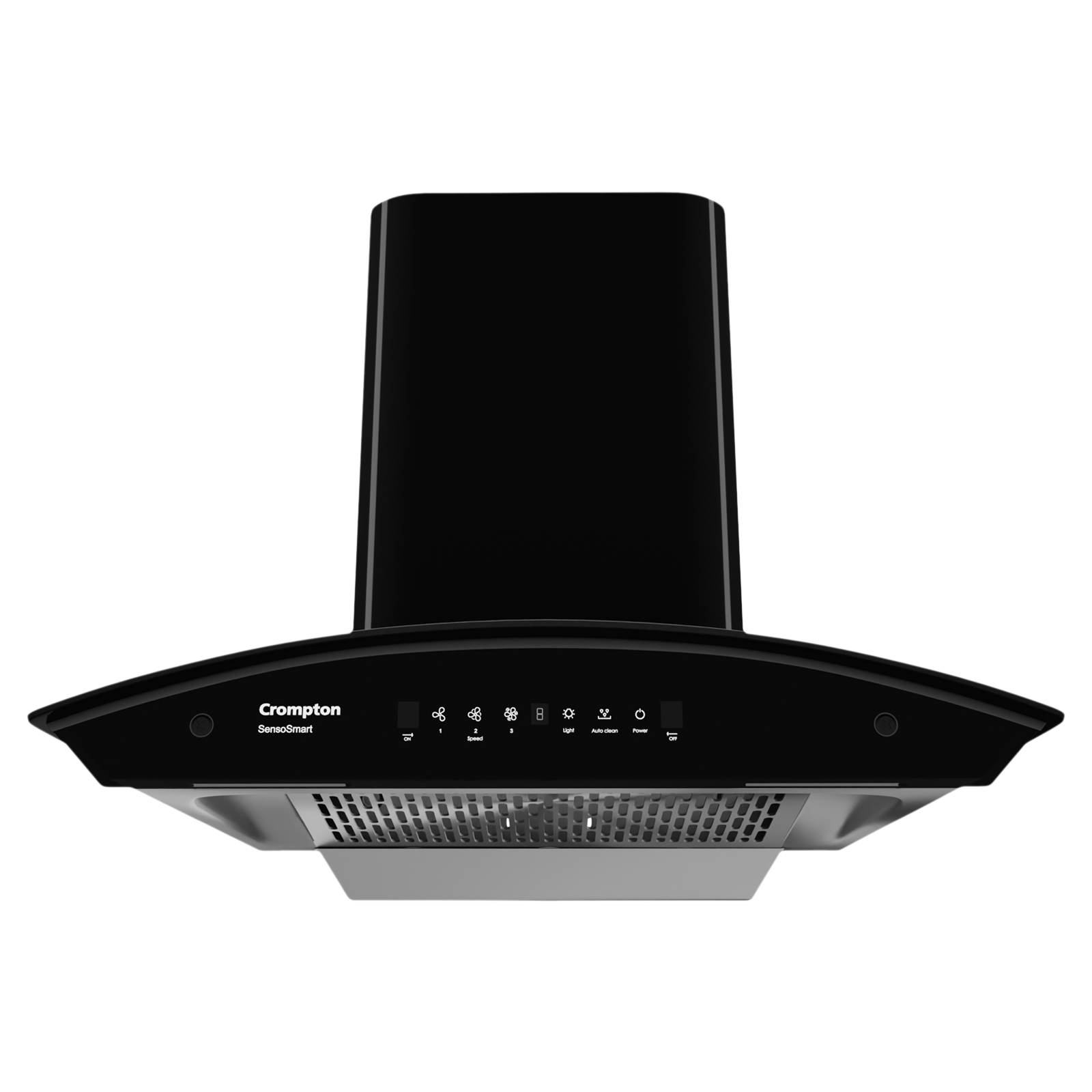 

Crompton SensoSmart 60cm 1368m3/hr Ducted Wall Mounted Chimney with Filterless Technology (Black)