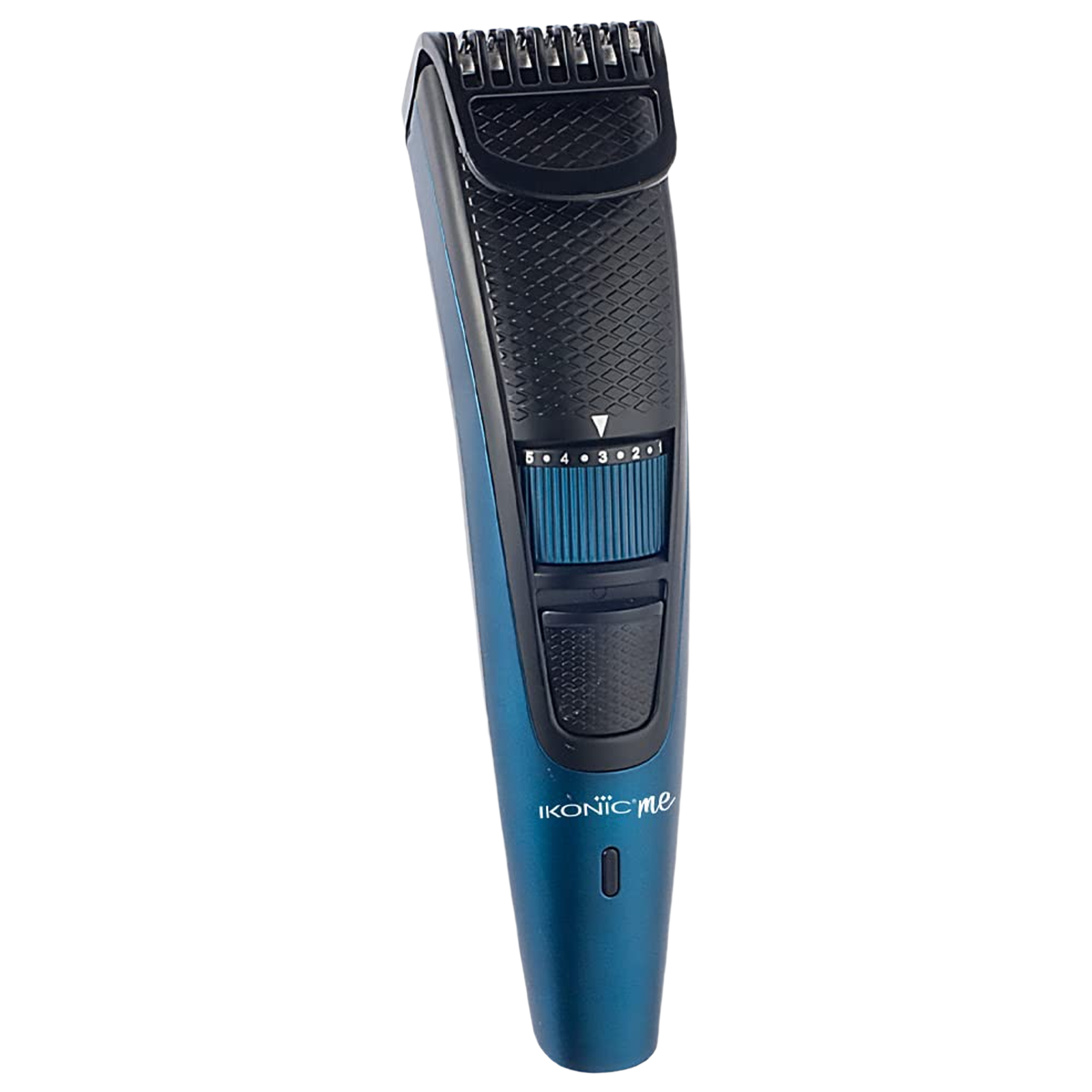 Ikonic Rechargeable Cordless Dry Trimmer for Hair with 10 Length Settings for Men (50mins Runtime, Low Noise, Blue)