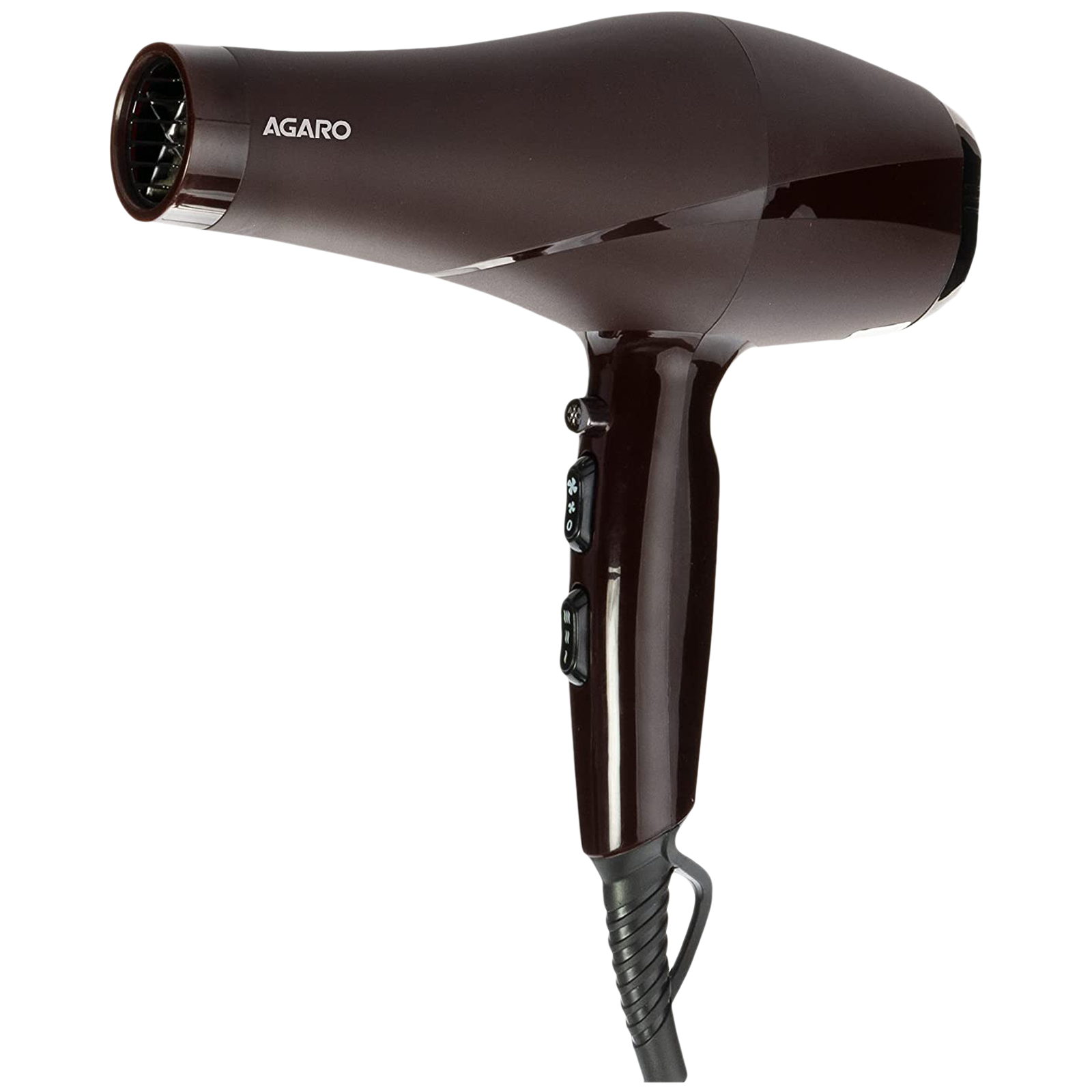 

AGARO HD 1120 Hair Dryer with 3 Heat Settings & Cool Shot (Ionic Technology, Brown)