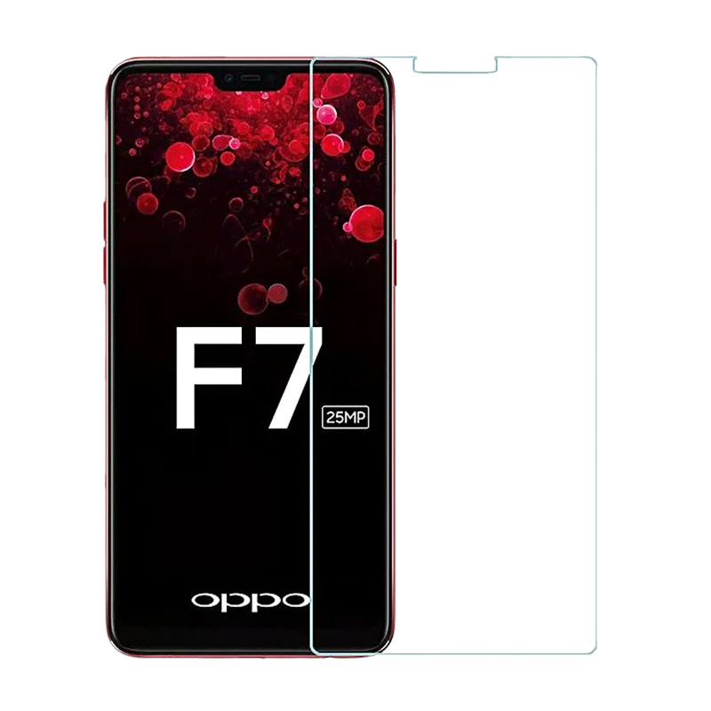 RedFinch Tempered Glass Screen Protector for Oppo F7 (Fingerprint Resistant)