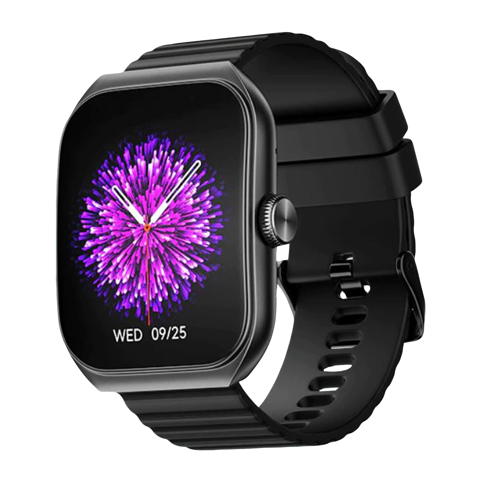 noise Hexa Smartwatch with Bluetooth Calling (49.7mm AMOLED Display, IP67 Water Resistant, Jet Black Strap)