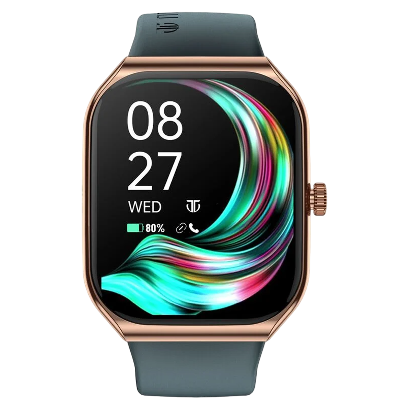 TITAN Smart 3.0 Smartwatch with Bluetooth Calling (49.7mm AMOLED Display, IP68 Water Resistant, Teal Strap)