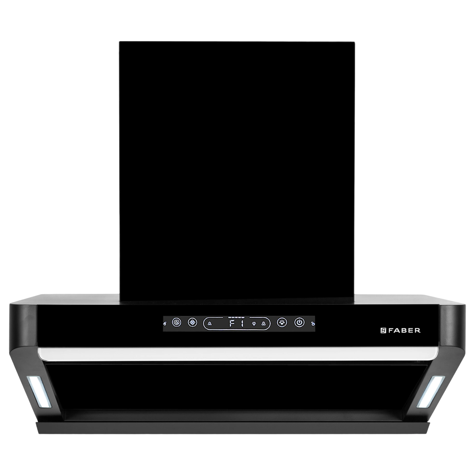 FABER Hood Pinnacle 60cm 1500m3/hr Ductless Auto Clean Wall Mounted Chimney with Touch and Gesture Control (Black)