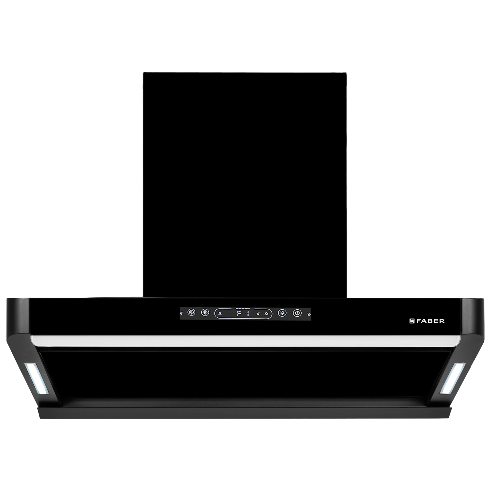 FABER Hood Pinnacle 90cm 1500m3/hr Ductless Auto Clean Wall Mounted Chimney with Touch and Gesture Control (Black)