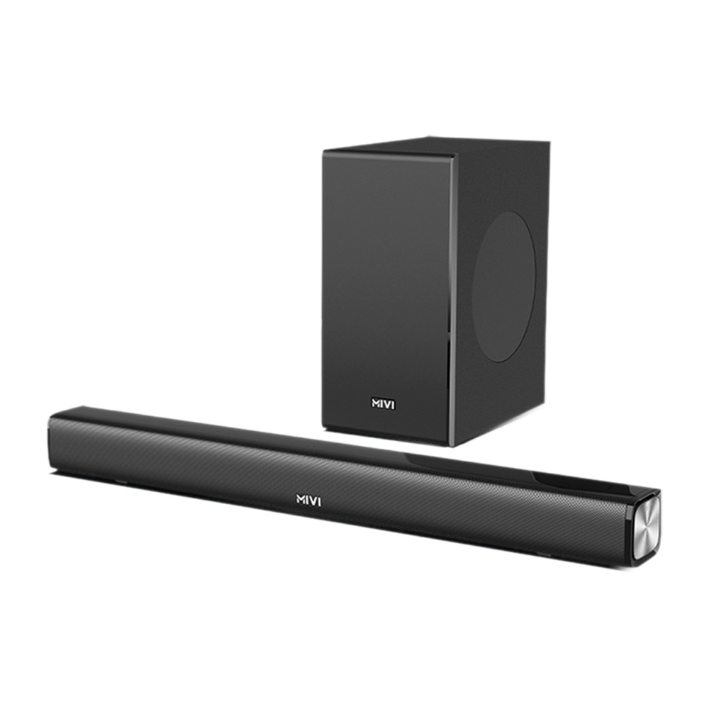 

MIVI Fort R240 240W Bluetooth Soundbar with Remote (Cinematic Sound, 2.1 Channel, Black)
