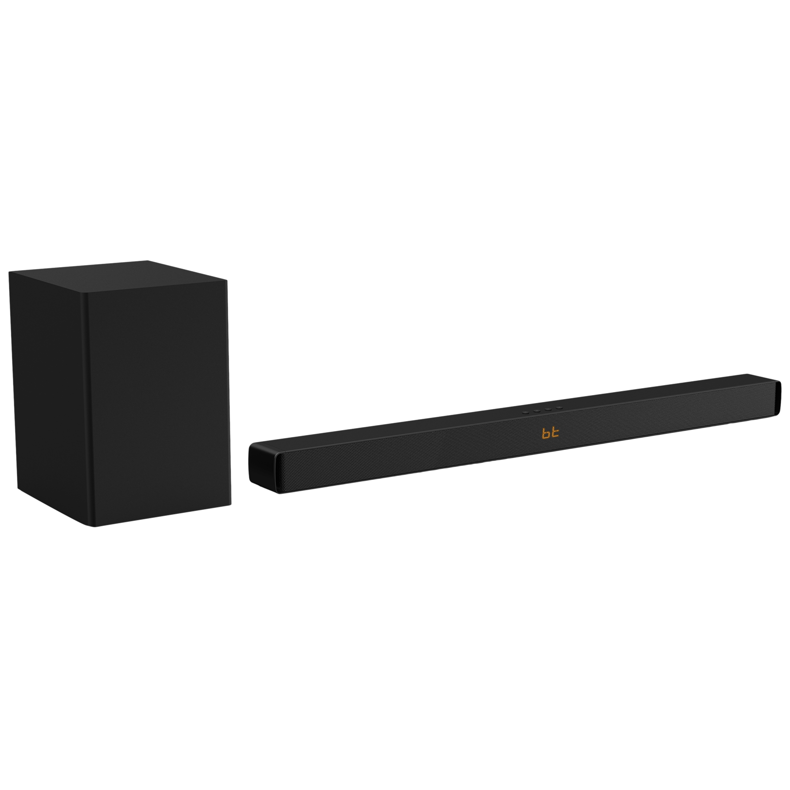 Croma 200W Soundbar with Remote (Wireless Subwoofer, 2.1 Channel, Black)