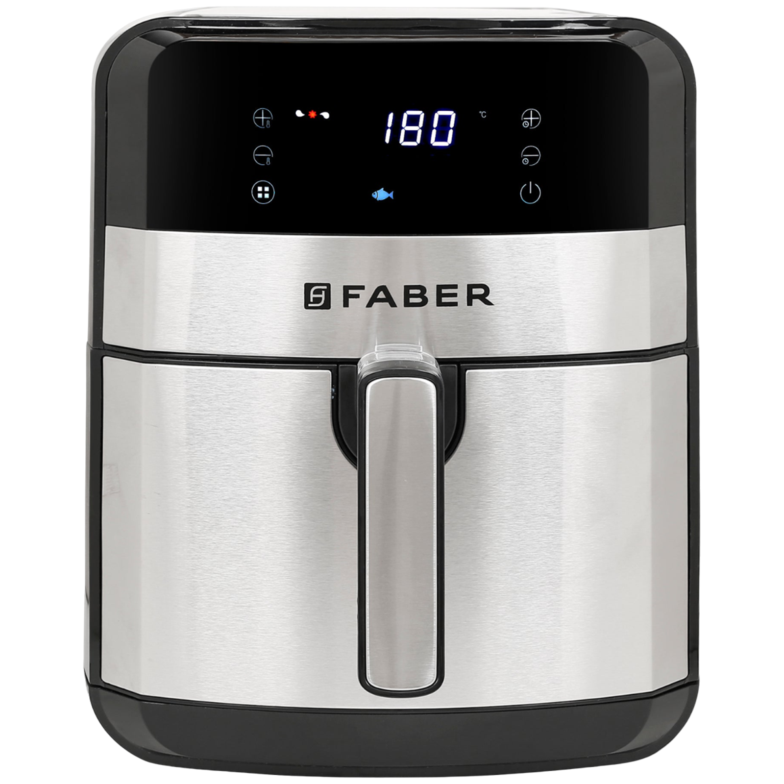 Buy FABER 6.5L 1750 Watt Digital Air Fryer with 8 Preset Menus (Silver ...