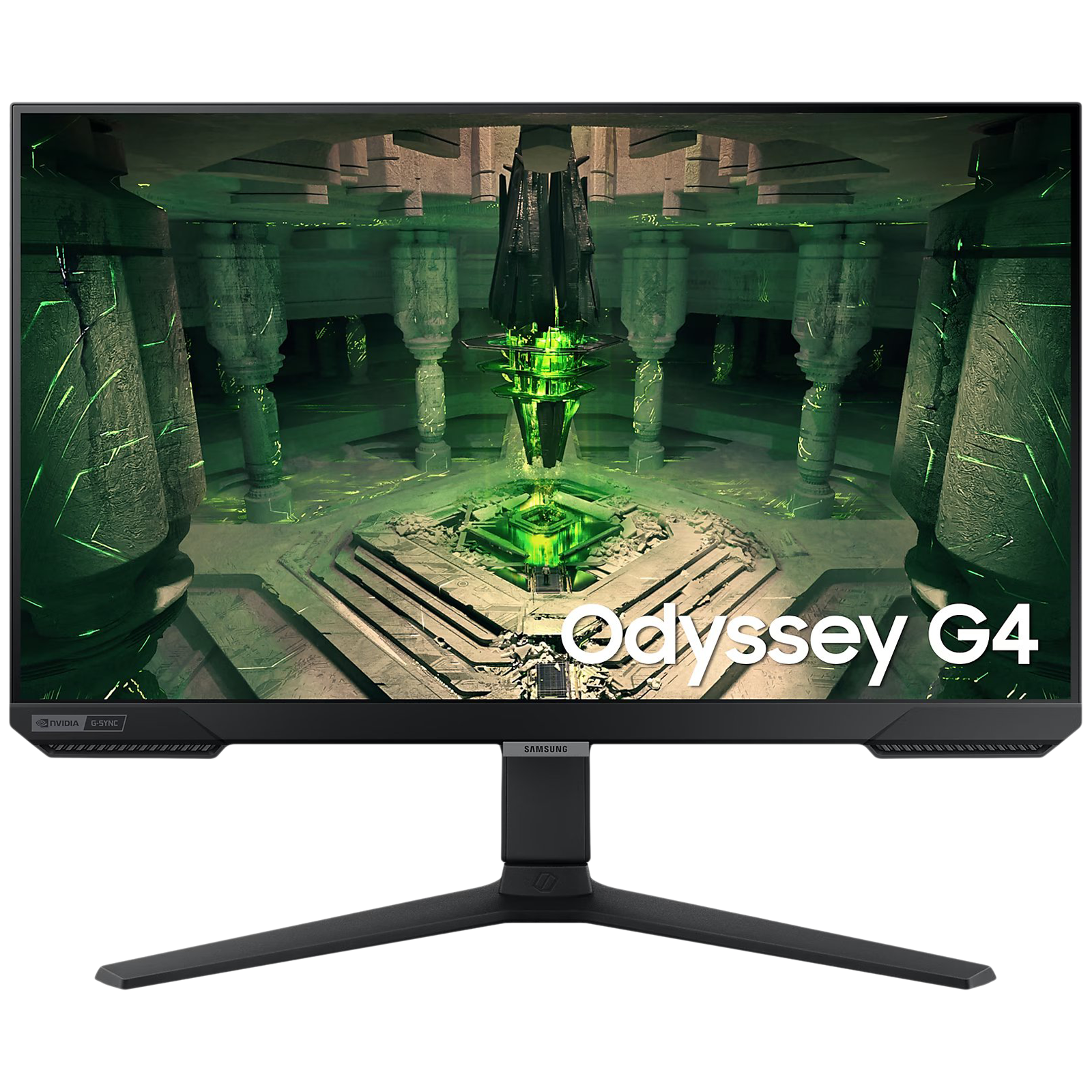 SAMSUNG Odyssey G4 63.5 cm (25 inch) Full HD IPS Panel Height Adjustable Gaming Monitor with AMD Free Sync Premium