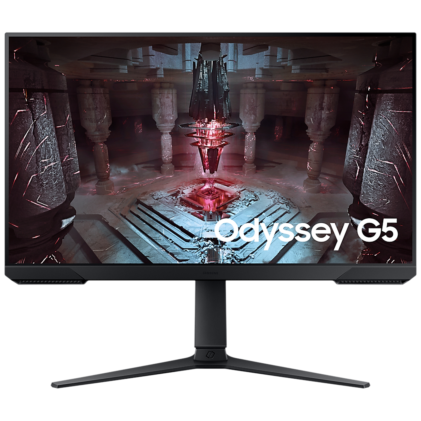 SAMSUNG Odyssey G5 63.5 cm (27 inch) QHD VA Panel Height Adjustable Gaming Monitor with AMD FreeSync Premium