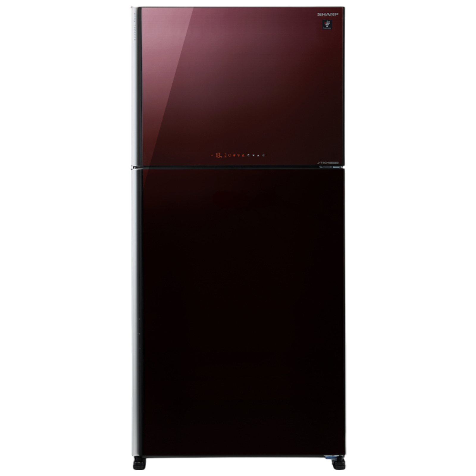 

SHARP 556 Litres 2 Star Frost Free Double Door Refrigerator with Inverter Compressor (SJ-GP60T-MR, Maroon)