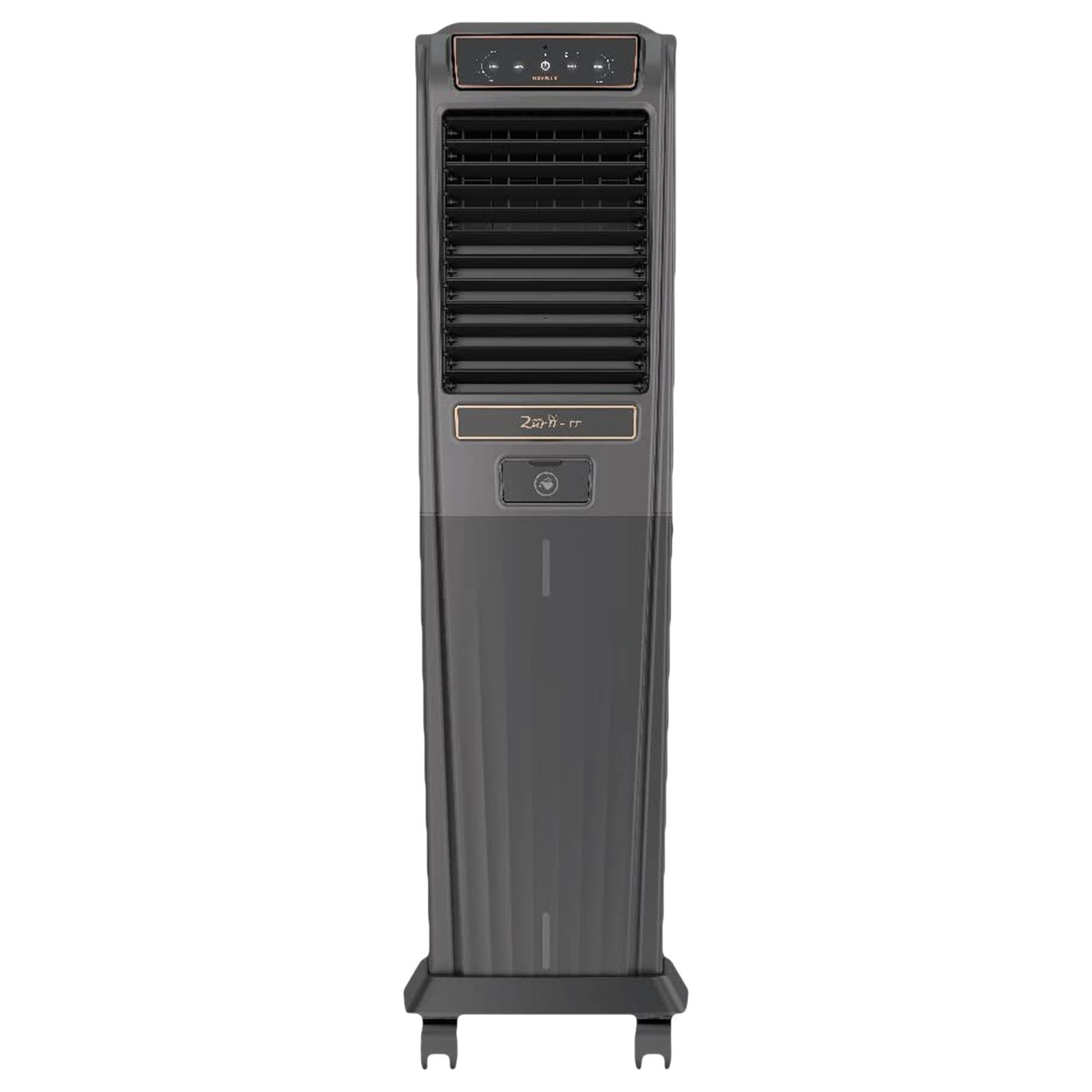 HAVELLS Zurii 55 Litres Tower Air Cooler with Inverter Compatible (Ionizer Air Cleaning Technology, Black & Grey)