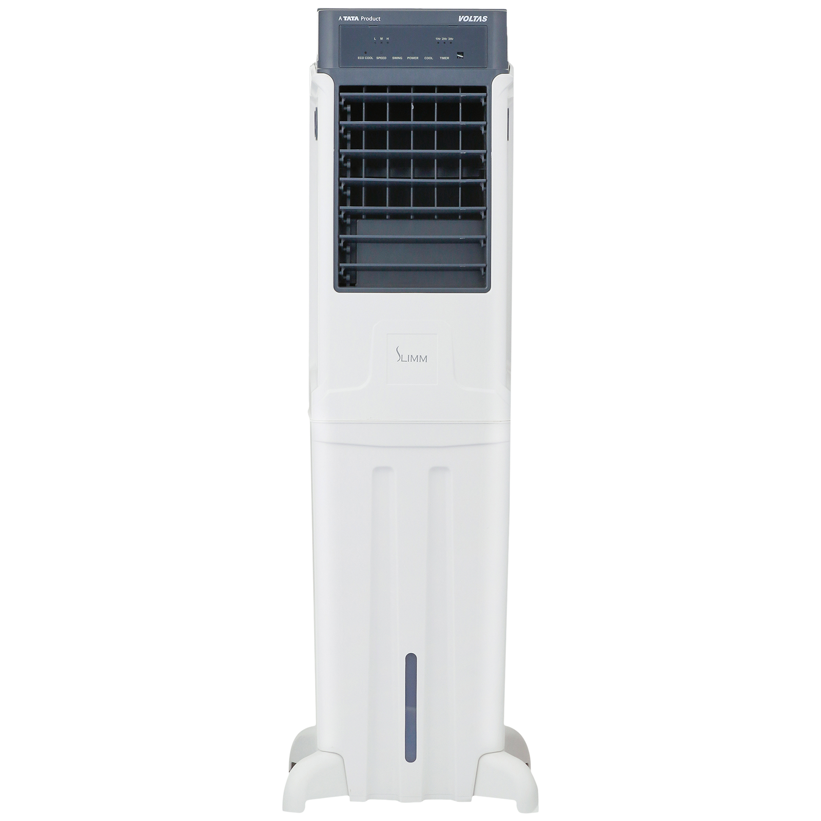 VOLTAS Slimm T 35 Litres Tower Air Cooler with Handy Touch Controls (Inverter Compatible, White & Grey)