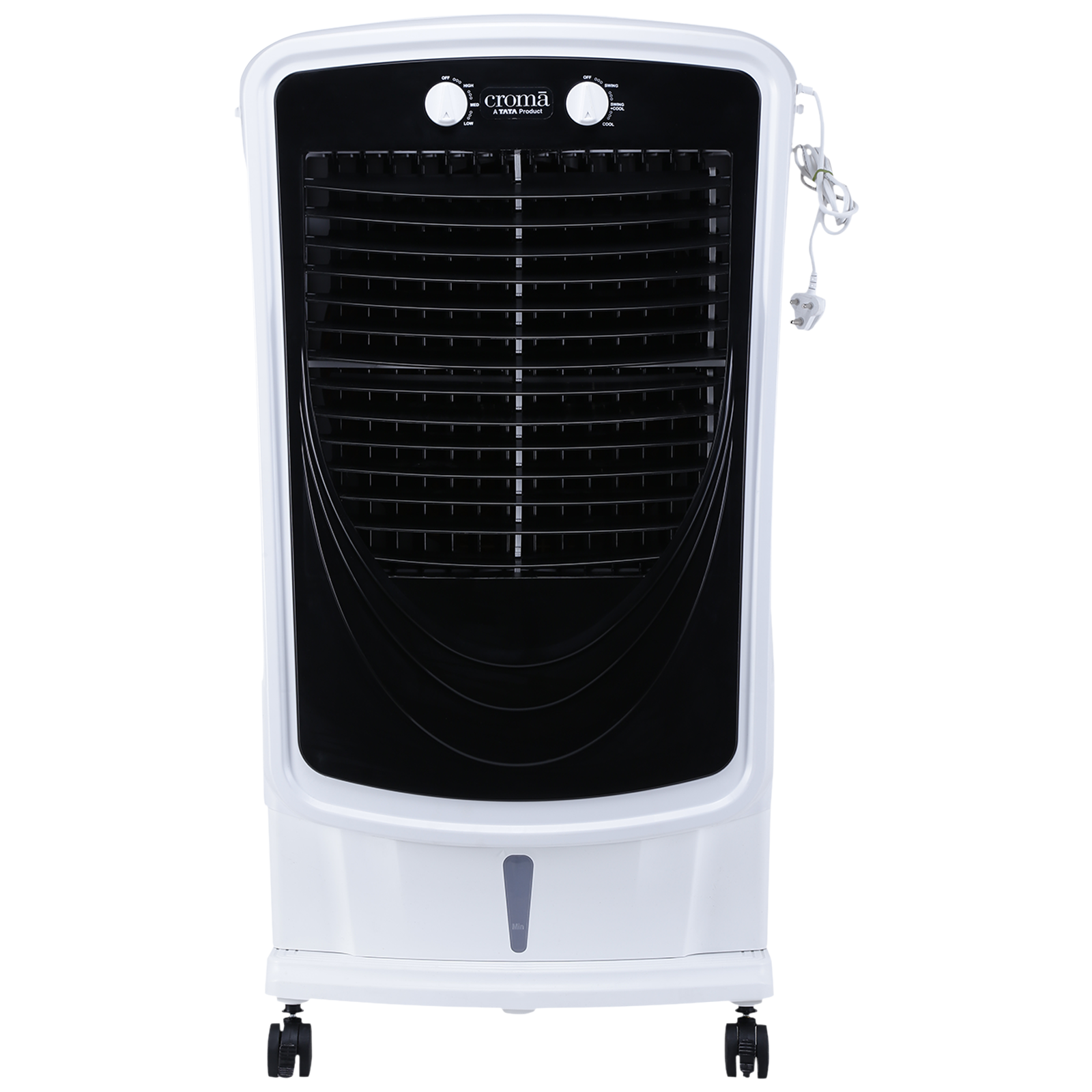 

Croma AZ60 60 Litres Desert Air Cooler with Inverter Compatible (Evaporative Cooling Technology, White & Black), White and grey