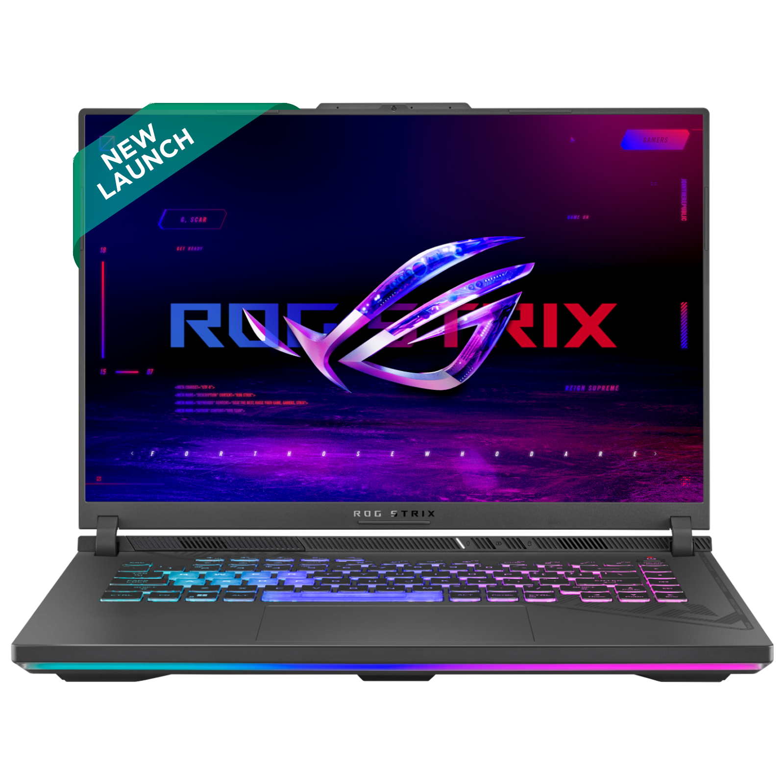 ASUS ROG Strix G16 G614JU-N3200WS Intel Core i7 13th Gen Gaming Laptop (16GB, 1TB SSD, Windows 11 Home, 6GB Graphics, 16 inch 165 Hz Full HD Plus IPS Display, NVIDIA GeForce RTX 4050, MS Office 2021, Eclipse Gray, 2.5 KG)