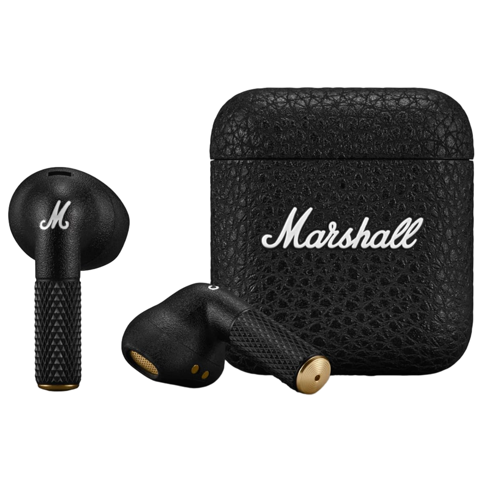 

Marshall Minor IV TWS Earbuds (IPX4 Water Resistant, 30 Hours Playtime, Black)