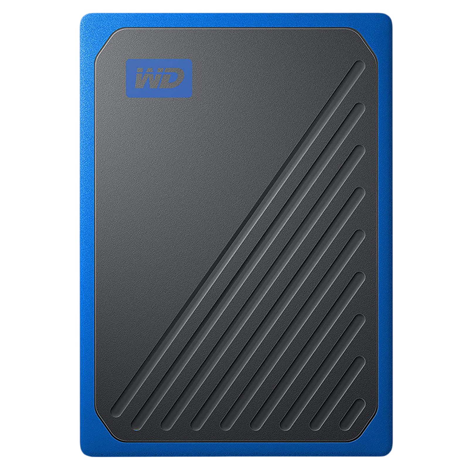 Western Digital My Passport Go 500GB USB 3.0 Solid State Drive (Compact and Integrated, WDBMCG5000ABT-WESN, Black/Cobalt Trim)