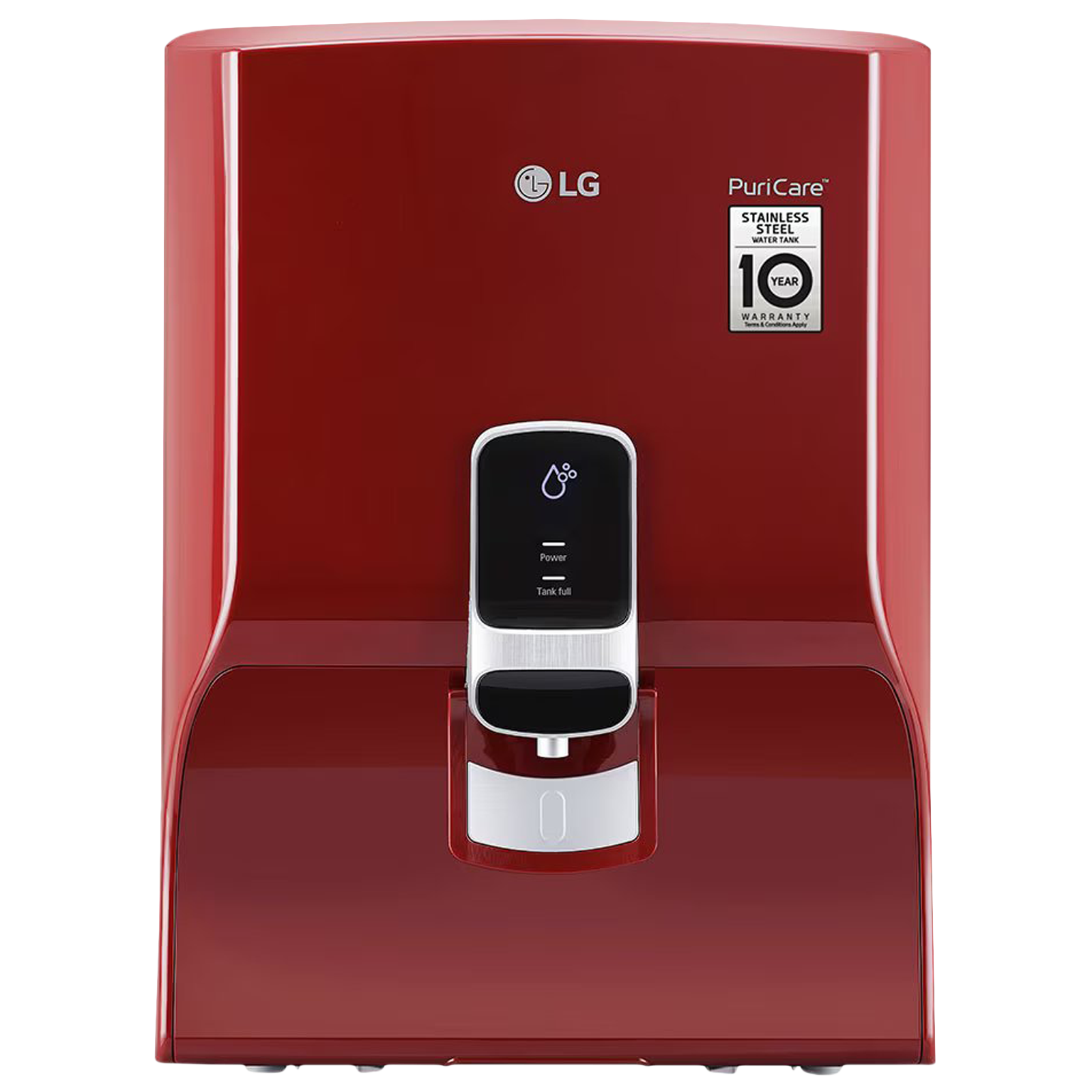 LG PuriCare 8L RO Water Purifier with Mineral Booster Technology (Red)