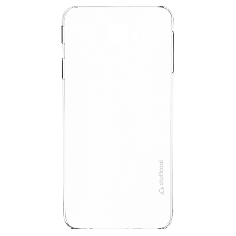 stuffcool Pure Soft Silicone Rubber Back Cover for Samsung Galaxy J7 Prime (Camera Protection, Transparent)