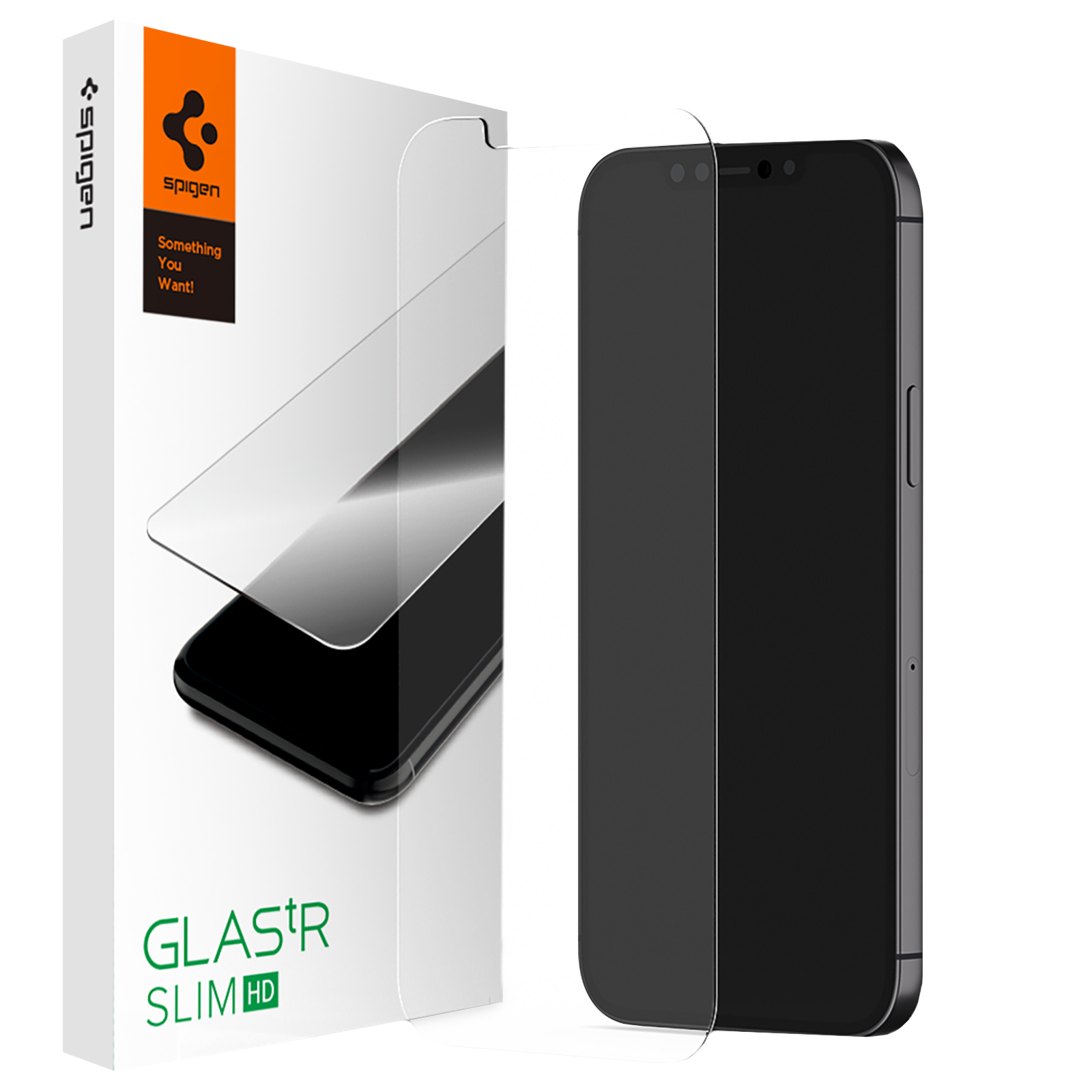 Buy spigen GLAStR Slim Tempered Glass For Apple iPhone 12 Mini ...