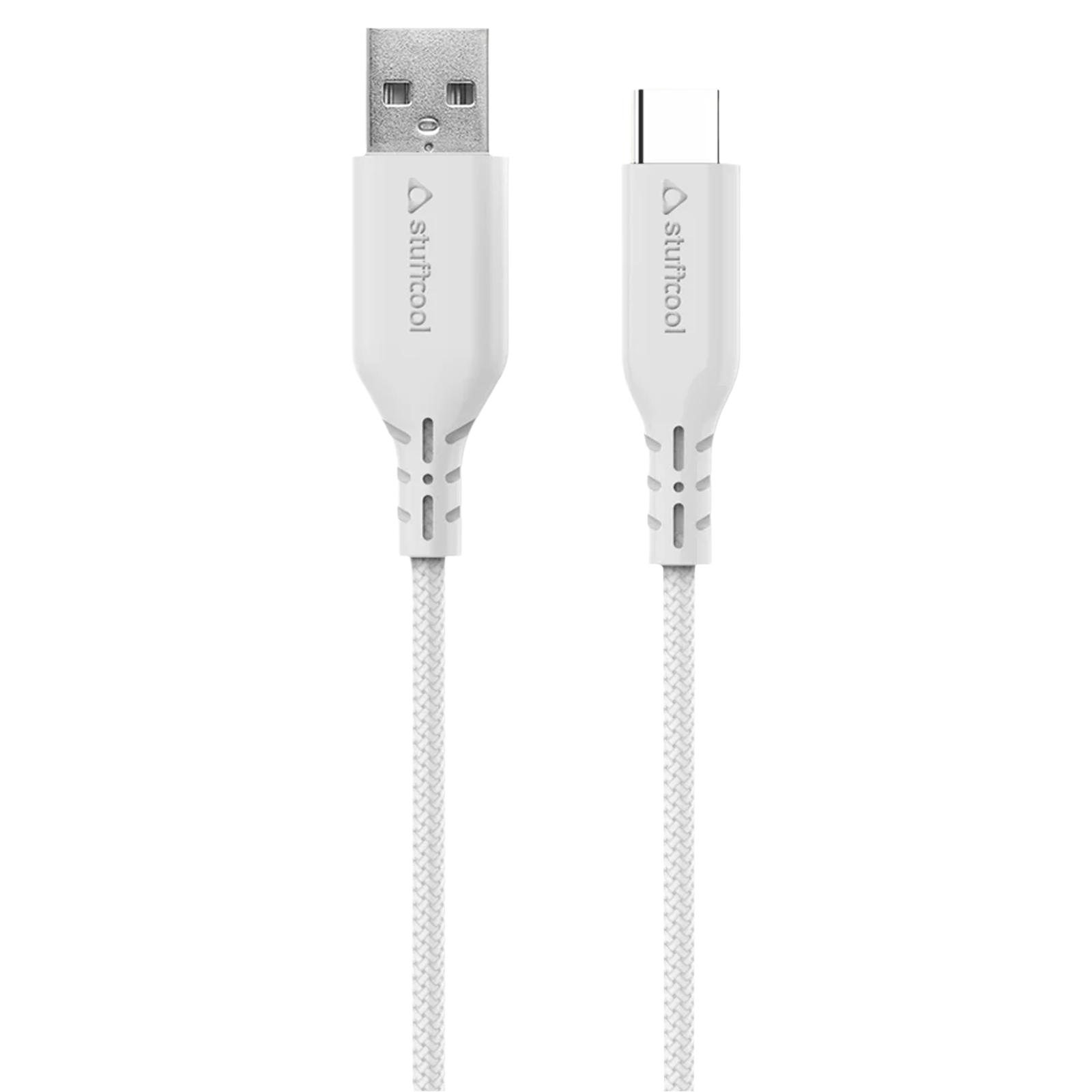 stuffcool Alto Type A to Type C 3.9 Feet (1.2M) Cable (Fast Charging, White)