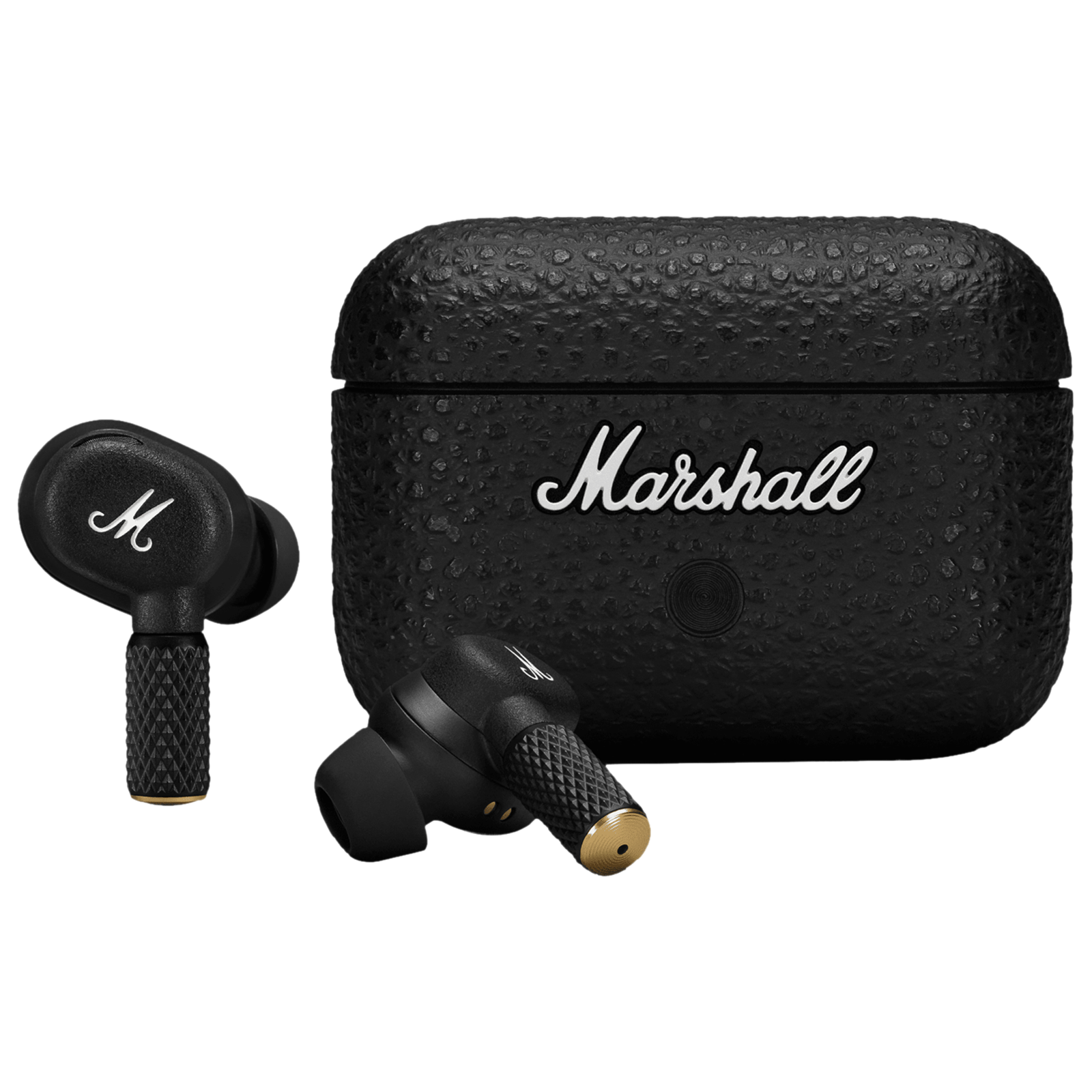 Marshall MOTIF II TWS Earbuds with Active Noise Cancellation (IPX5 Water Resistant, Wireless Charging, Black)