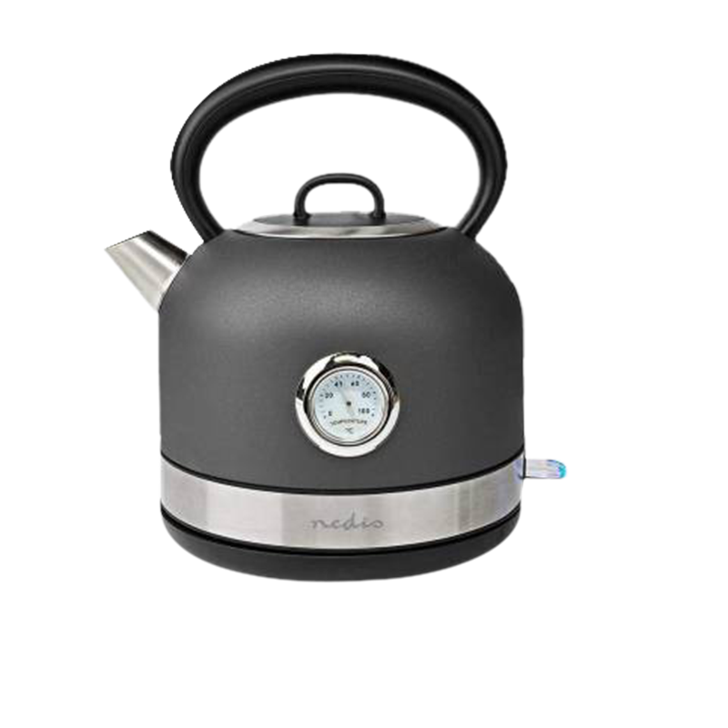 nedis KAWK310EGY 2150 Watt 1.7 Litre Electric Kettle with Water Level Indicator (Grey)