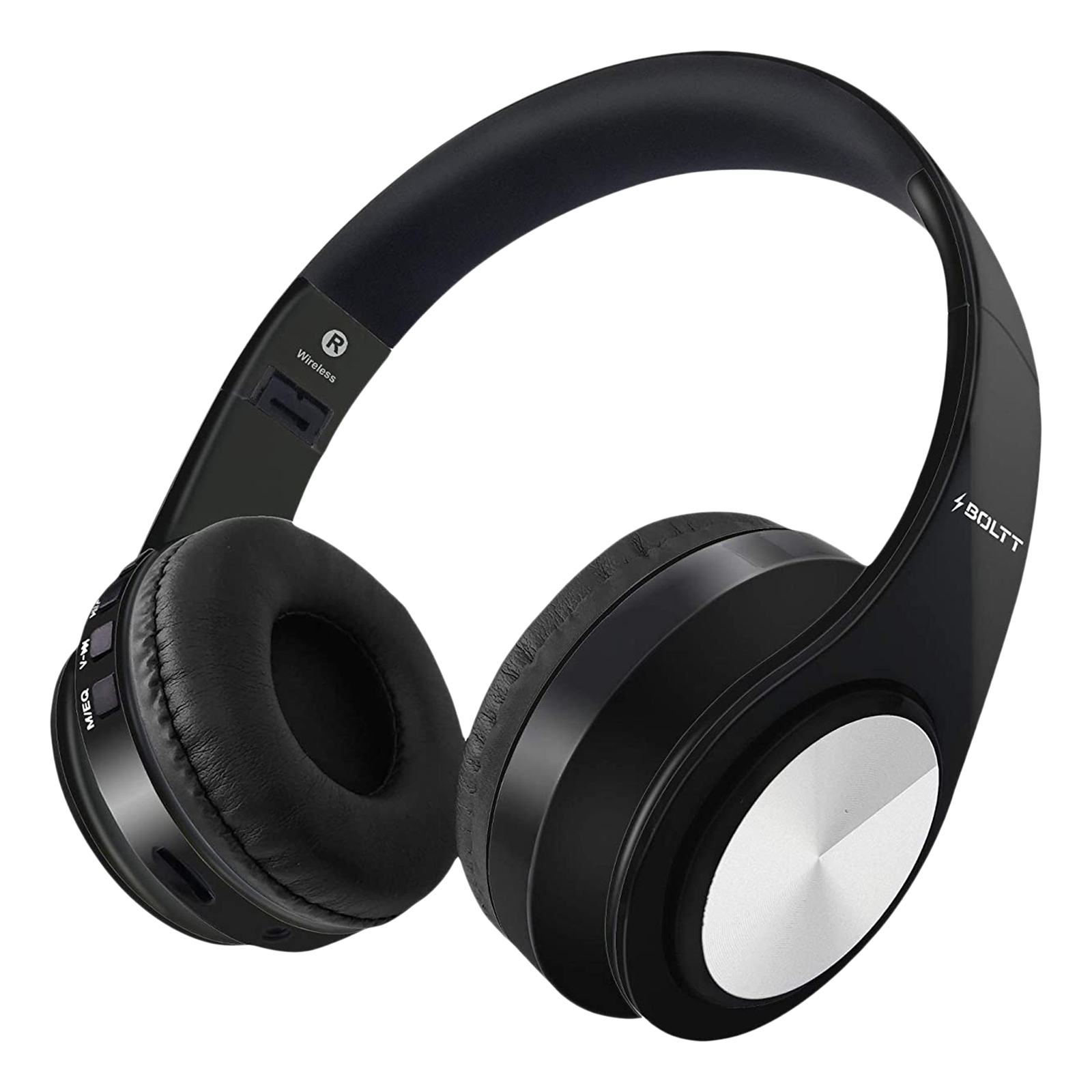 

FIRE-BOLTT BH1001 BH1000 On-Ear Noise Isolation Wireless Headphone with Mic (Bluetooth 5.0, Exceptional Sound with Great Bass, Black)